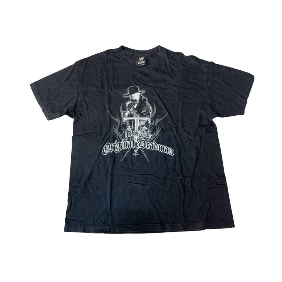 Vintage × WWE × WWF Vintage 2000s WWE Undertaker T Shirt WWF Size US XL / EU 56 / 4 - 1 Thumbnail