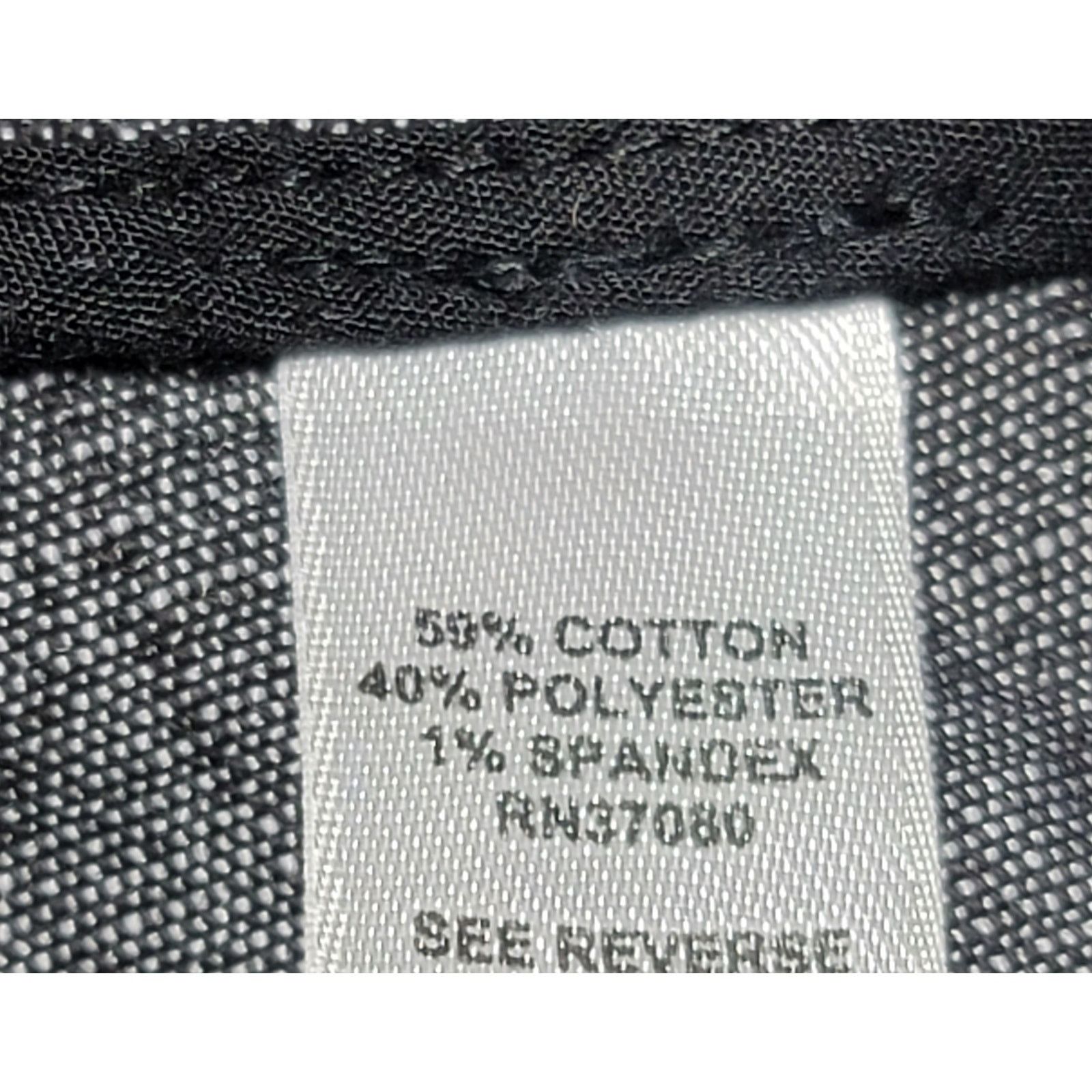Other Cato Gray Heathered Flat Front Dress Pants 6 Straight Leg Size 28" / US 6 / IT 42 - 4 Thumbnail