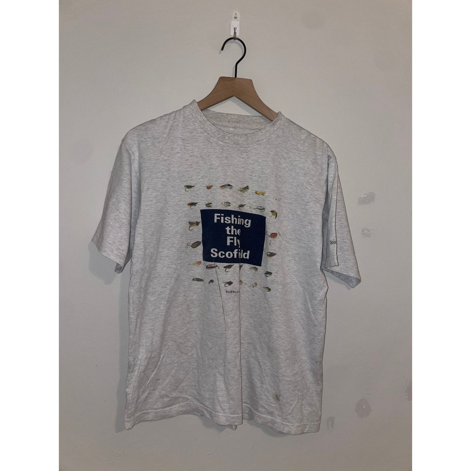 Vintage Vintage Scofield Shirt Fishing The Fly Scofield Fish Tee L Size US L / EU 52-54 / 3 - 1 Thumbnail