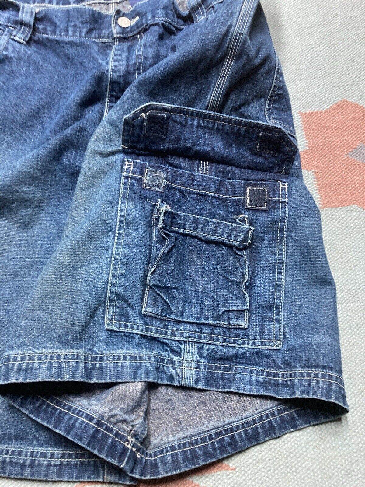 Faded Glory × Vintage y2k baggy jeans shorts jorts cargo carpenter wide skater 40 Size US 40 / EU 56 - 8 Thumbnail