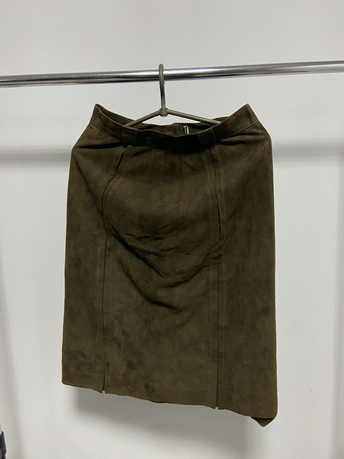 Gucci × Vintage Gucci Vintage leather Skirt Womans Luxury Size 28" / US 6 / IT 42 - 2 Thumbnail