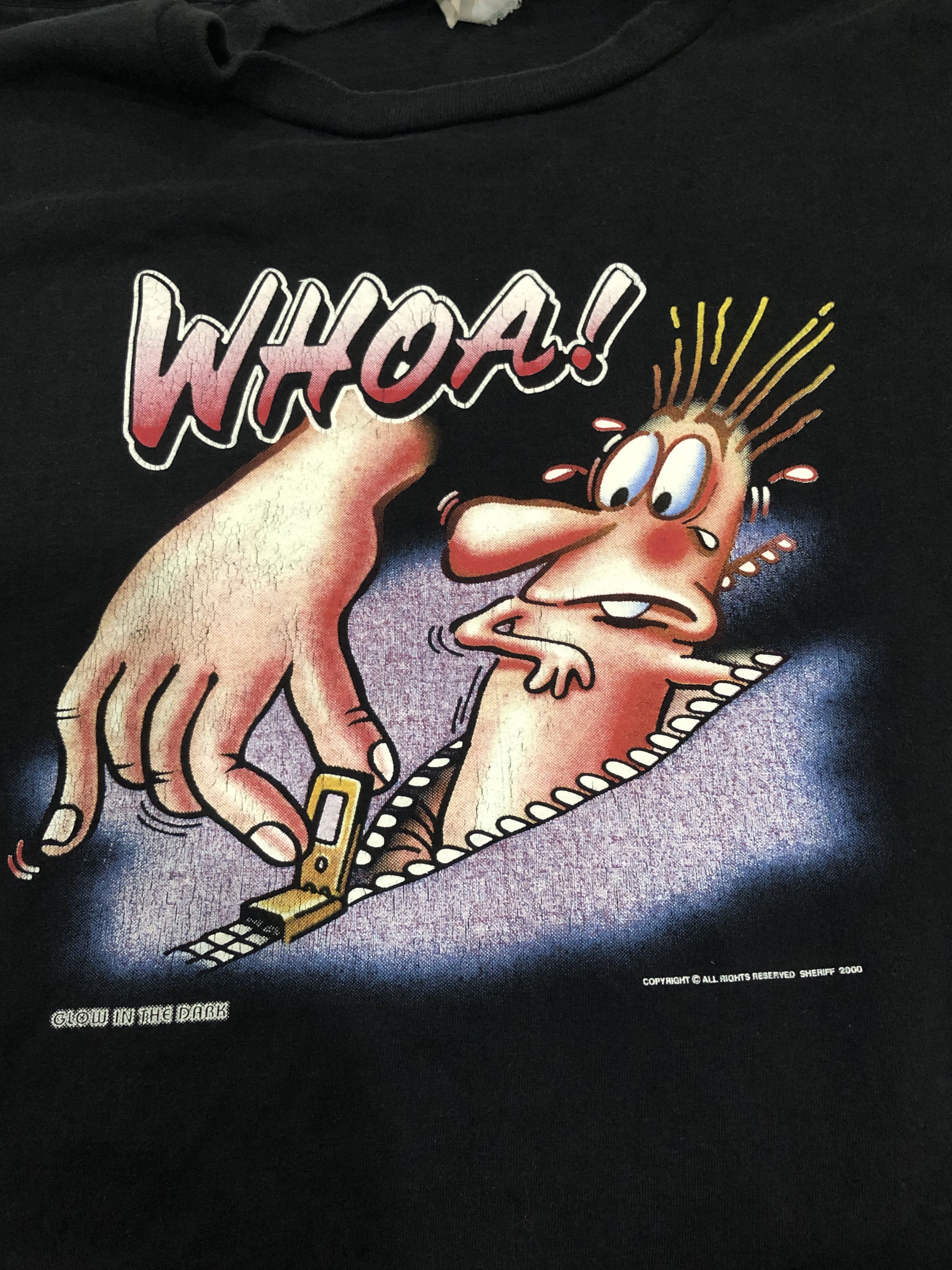 Cartoon Network × Vintage Vintage Humor Cartoon 18sx Dick Glow In The Dark Size US L / EU 52-54 / 3 - 3 Thumbnail
