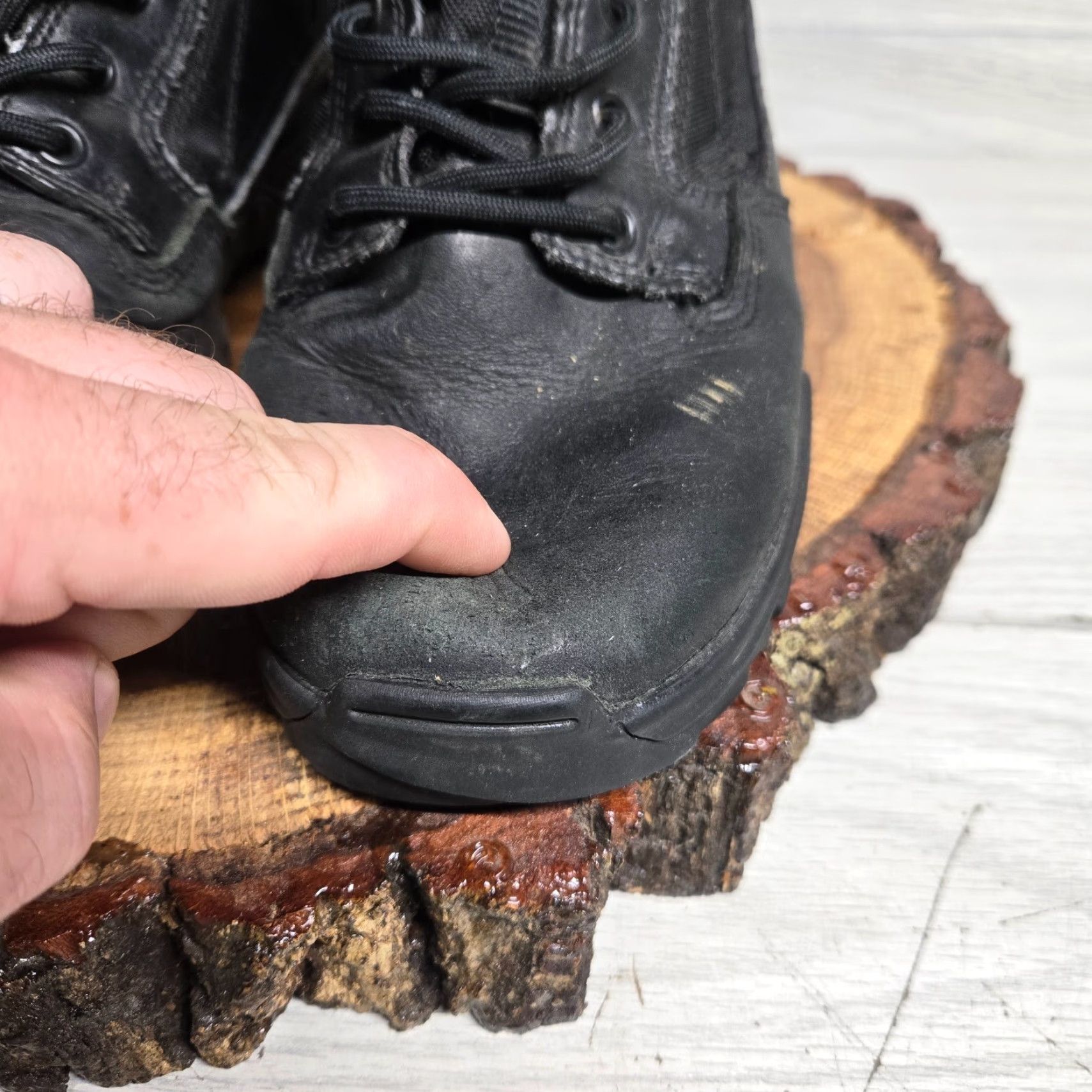 Vintage VINTAGE? No. 5.11 Tactical Atac 6 Boots Black Mid-Calf Lace Up Adult Men Size 8.5 Military Workwear Shoes Black 5.11 Atac Military Boots Mens 8.5 Size US 8.5 / EU 41-42 - 4 Thumbnail