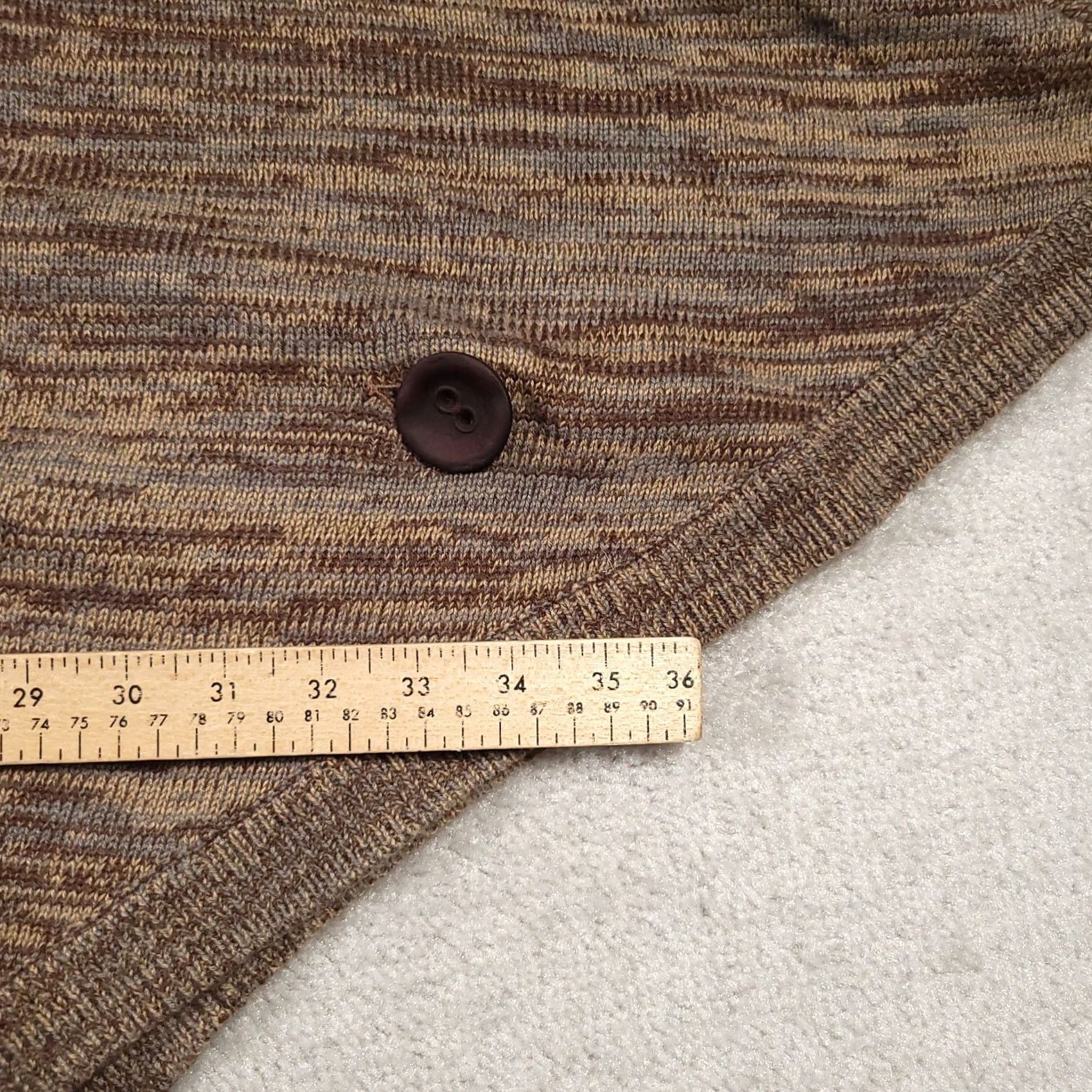 The Territory Ahead Territory Ahead Sweater Cardigan V-Neck Wool Rabbit Hair Brown Poncho Large Women L Black? Size L / US 10 / IT 46 - 4 Thumbnail