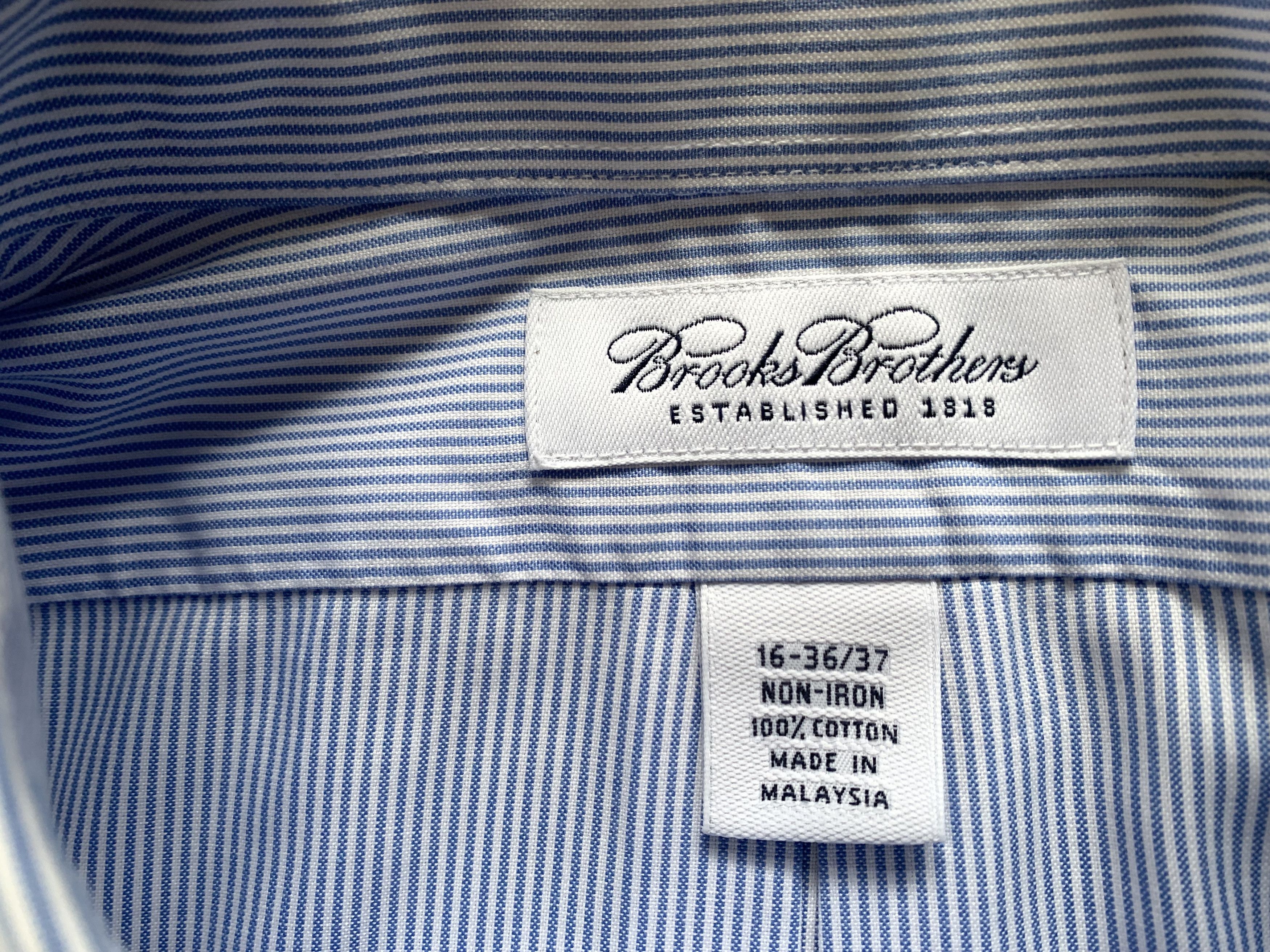 Brooks Brothers Brooks Brothers Stripe Long Sleeve Shirt Size US XXL / EU 58 / 5 - 5 Thumbnail