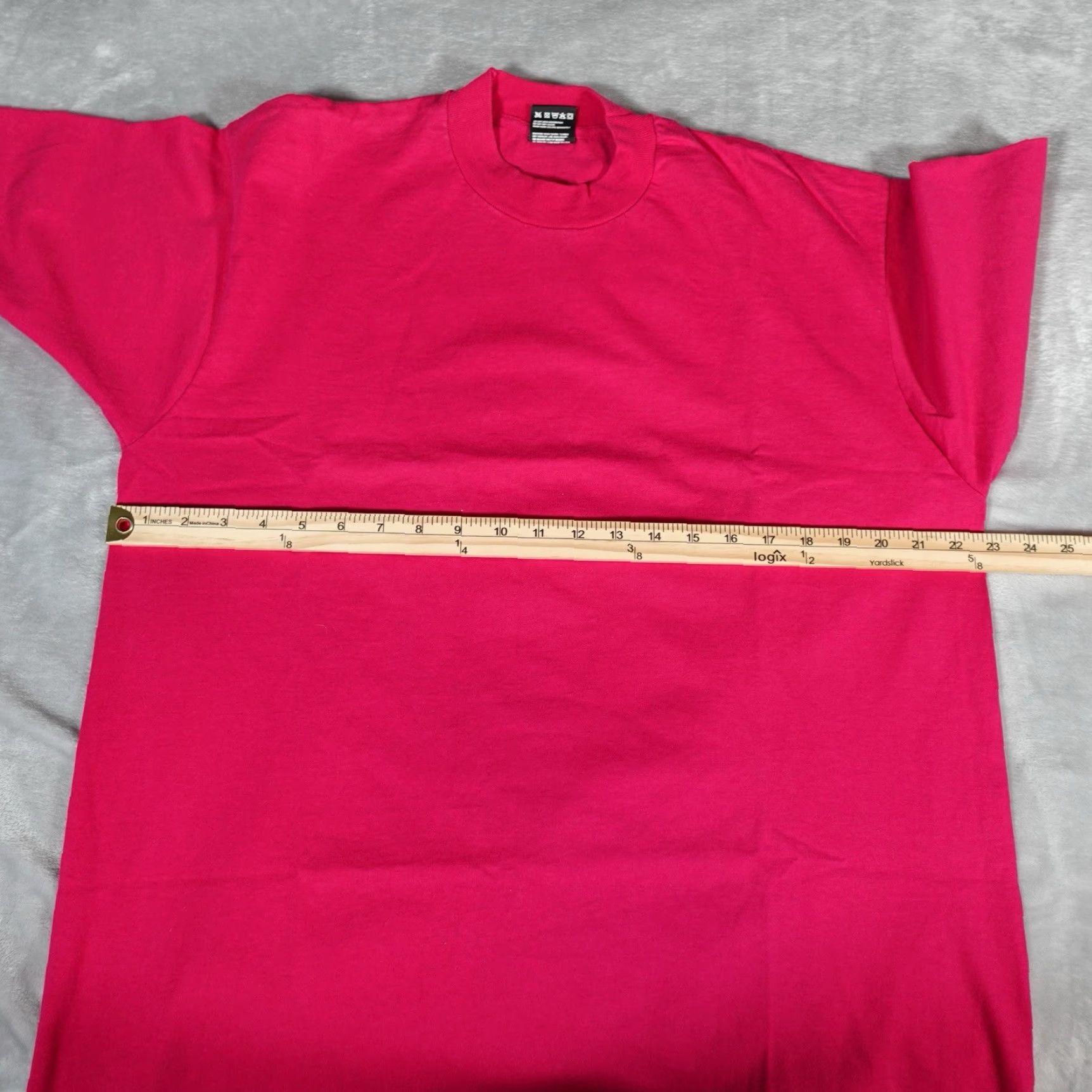 Fruit Of The Loom Vintage Fruit of the Loom Best T Shirt Mens XL Single Stitch Hot Pink 90s Size US XL / EU 56 / 4 - 5 Thumbnail