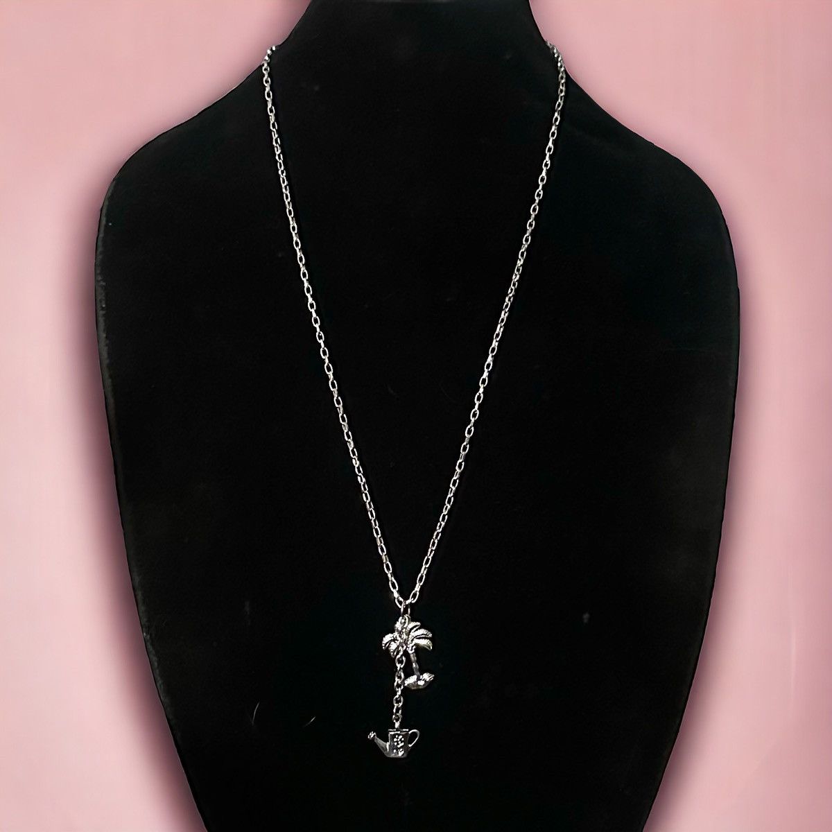 Other Bijoux Stella palm tree and watering can pendant necklace Size ONE SIZE - 2 Thumbnail