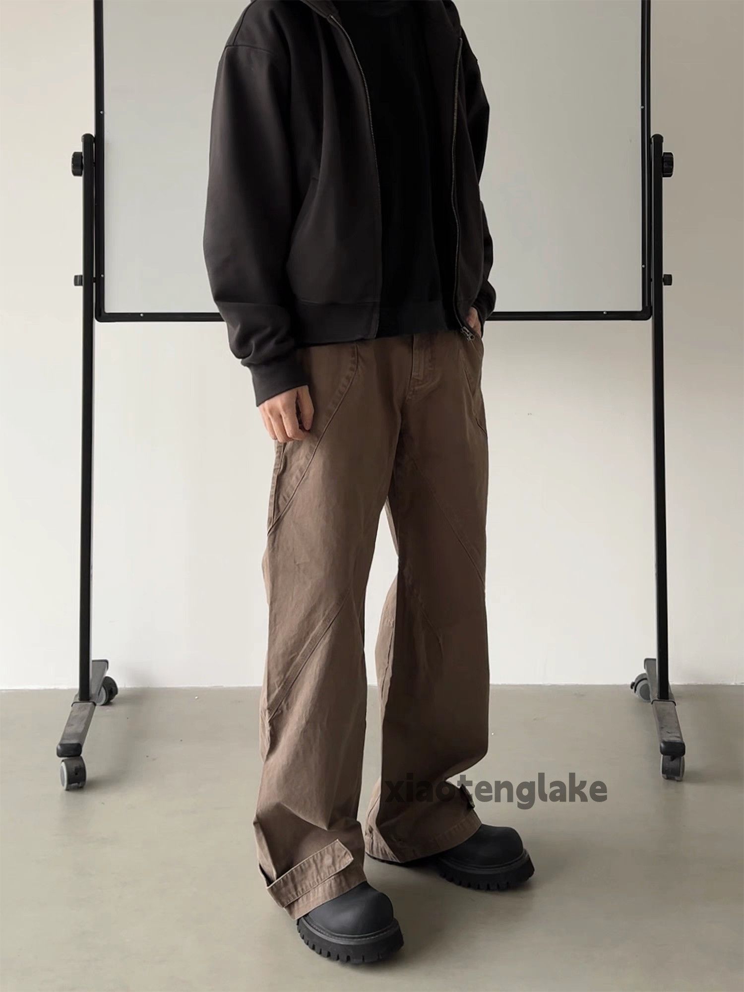 Designer × Japanese Brand × Vintage utility skate hiphop loose outdoor patchwork cargo pants Size US 30 / EU 46 - 4 Thumbnail