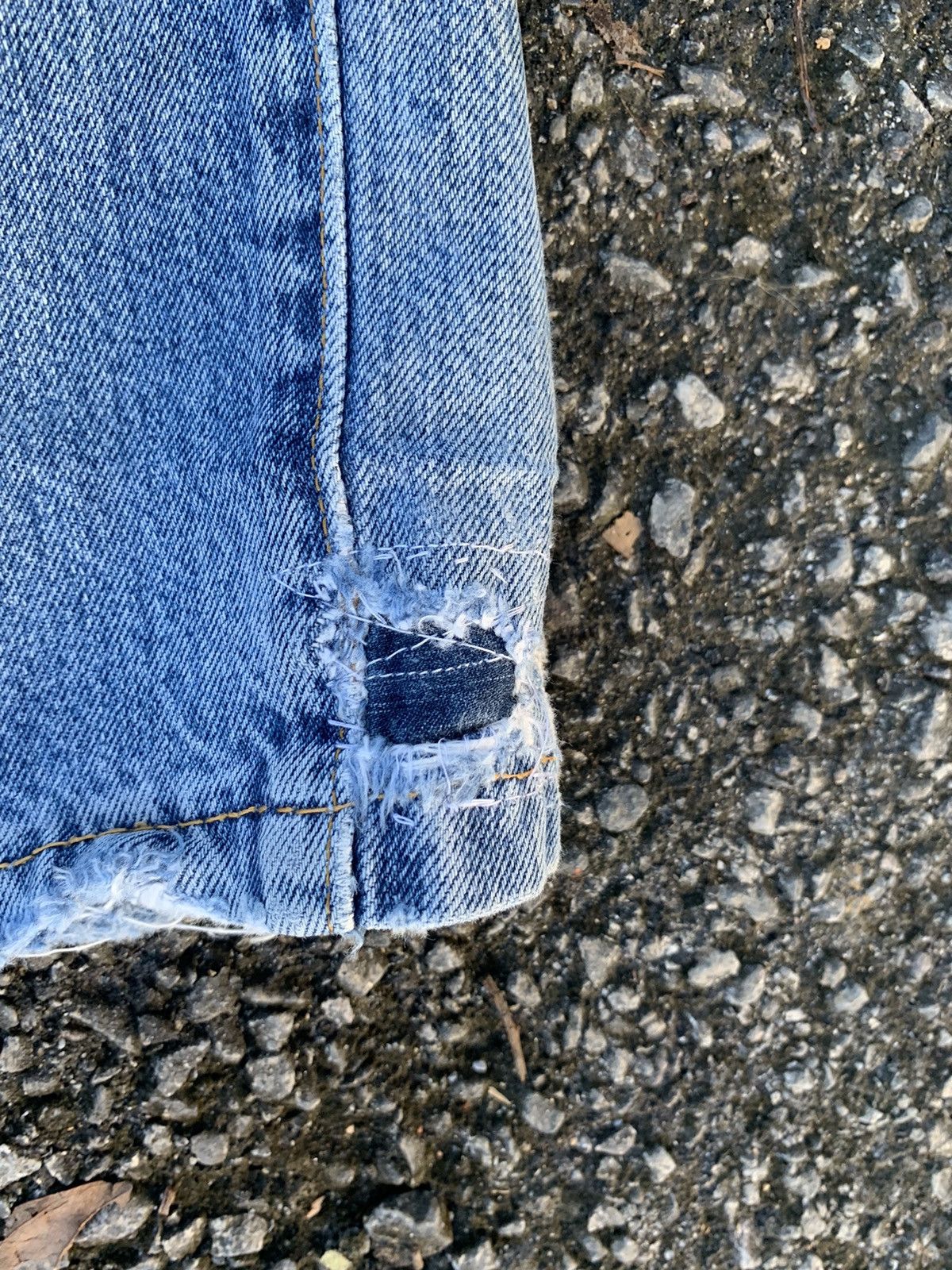 Levi's Levis Big E 501XX Made In Usa Selvedge Distressed denim Size US 30 / EU 46 - 15 Thumbnail