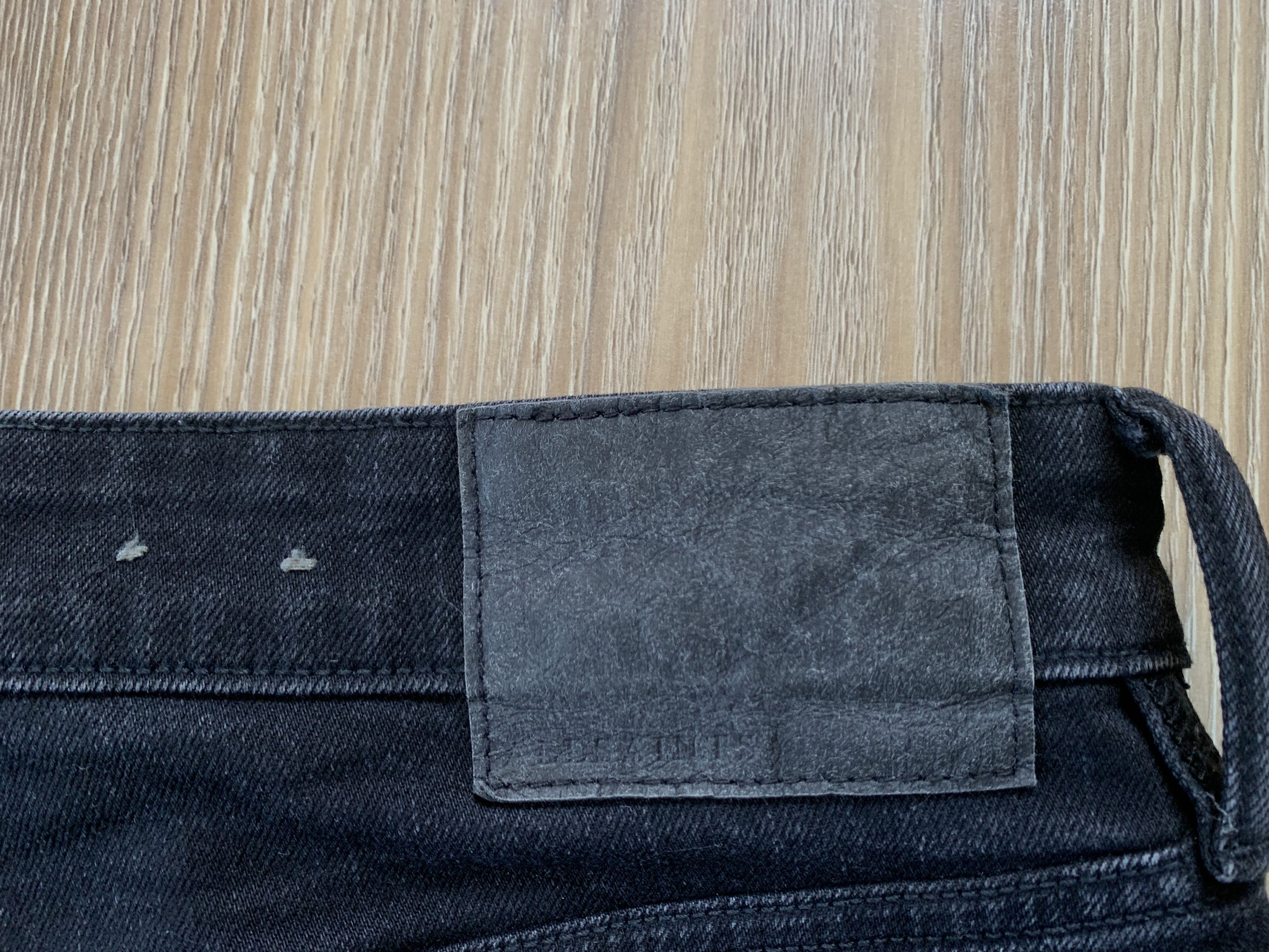 Allsaints AllSaints Rex Washed Black Slim Fit Jeans Size US 34 / EU 50 - 10 Thumbnail