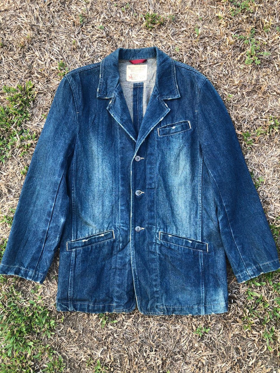 Big Shark Chore Denim Blazer Jacket