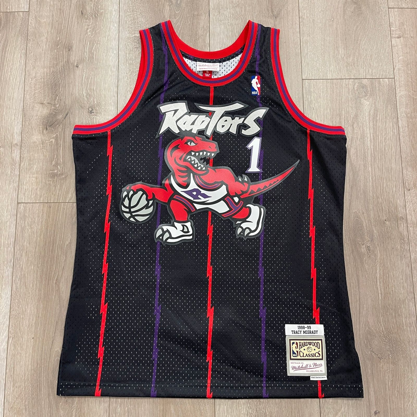 Mitchell & Ness Toronto Raptors McGrady Hardwood Classics jersey Large Size US L / EU 52-54 / 3 - 1 Thumbnail