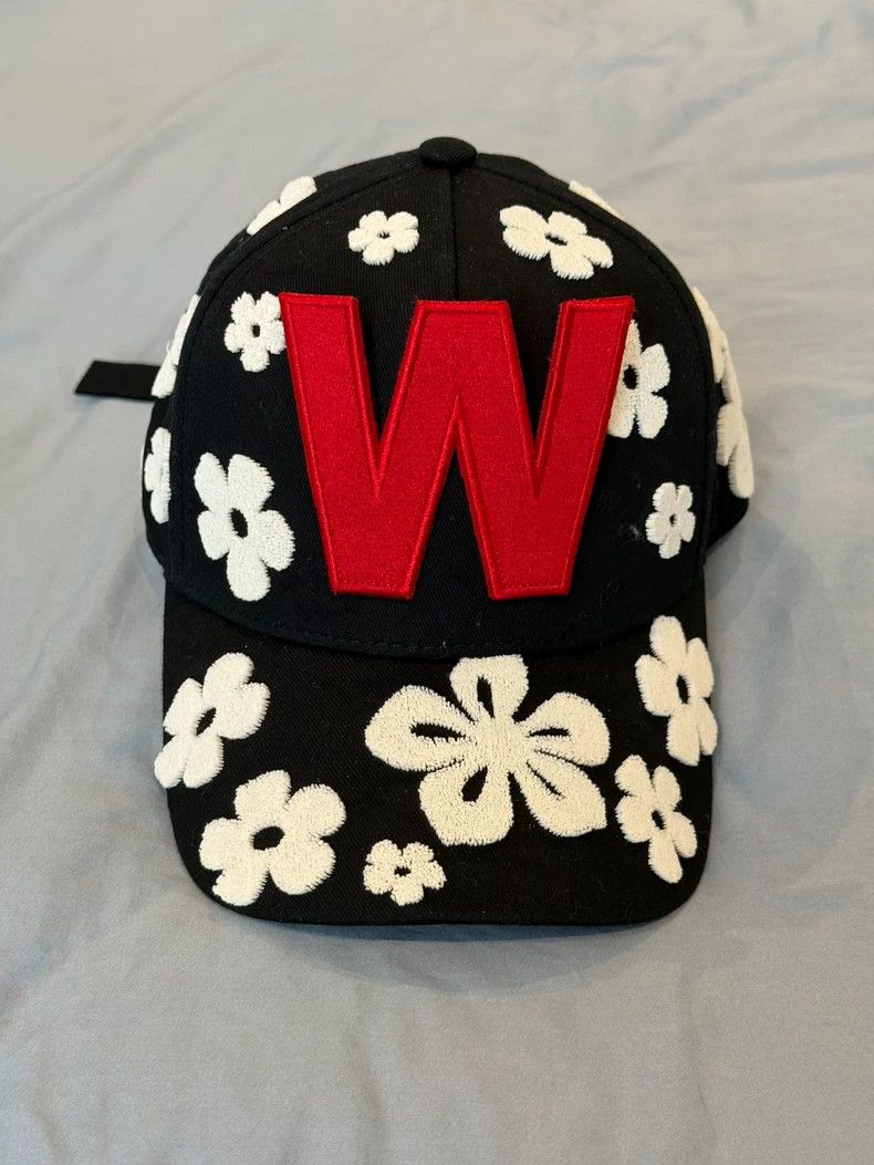 Walter Van Beirendonck walter van beirendonck Versace Small Flower Baseball Cap Size ONE SIZE - 1 Thumbnail