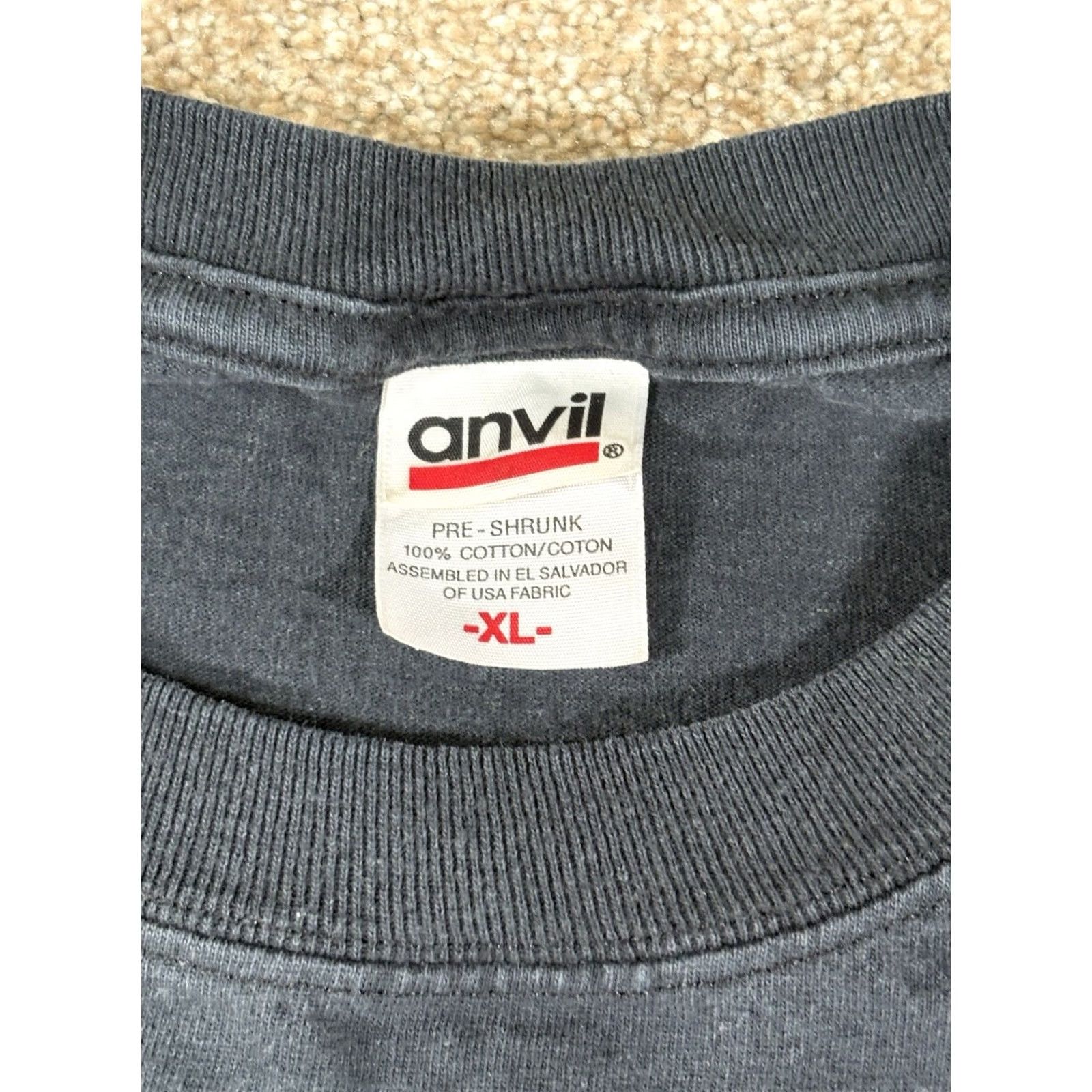 Anvil VTG 2004 A Perfect Circle Rock Band Black Graphic T-Shirt XL Adult Men Short Sleeve Crew Neck Cotton Anvil Brand Size US XL / EU 56 / 4 - 3 Thumbnail