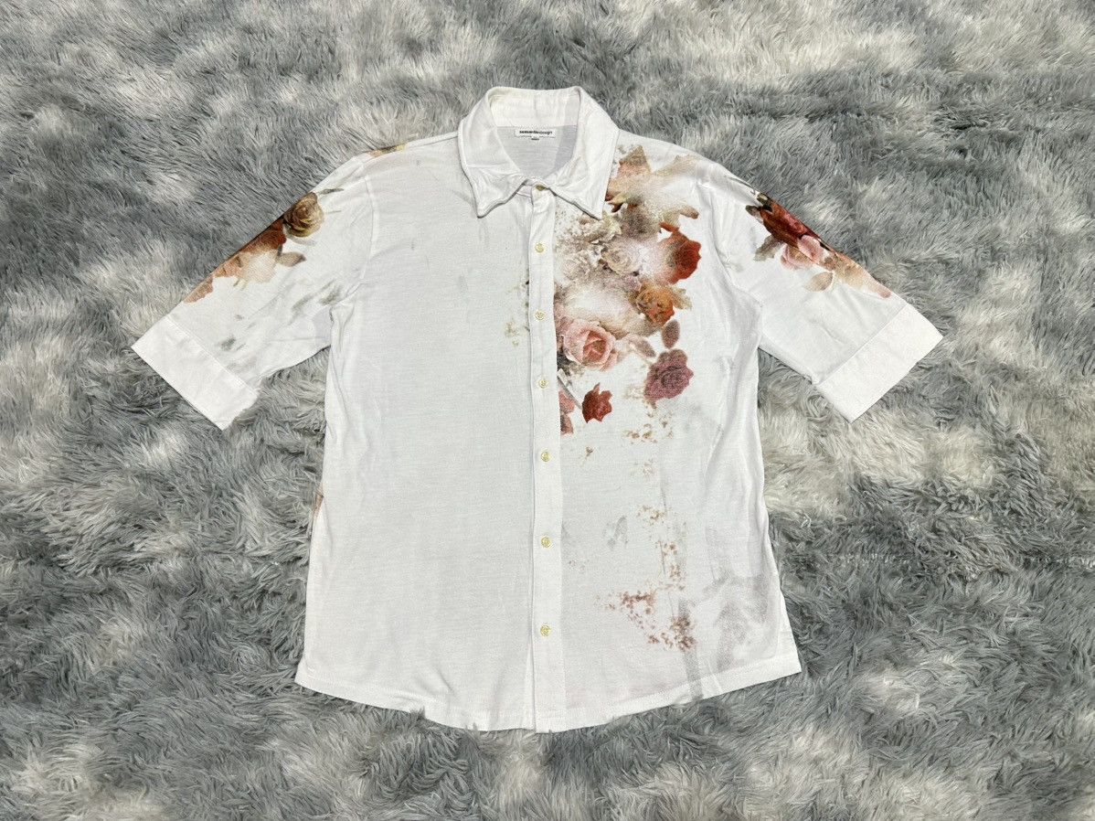 semanticdesign 🔥Sick Y2K Semantic Design Floral Poem Shirt Size US M / EU 48-50 / 2 - 7 Thumbnail