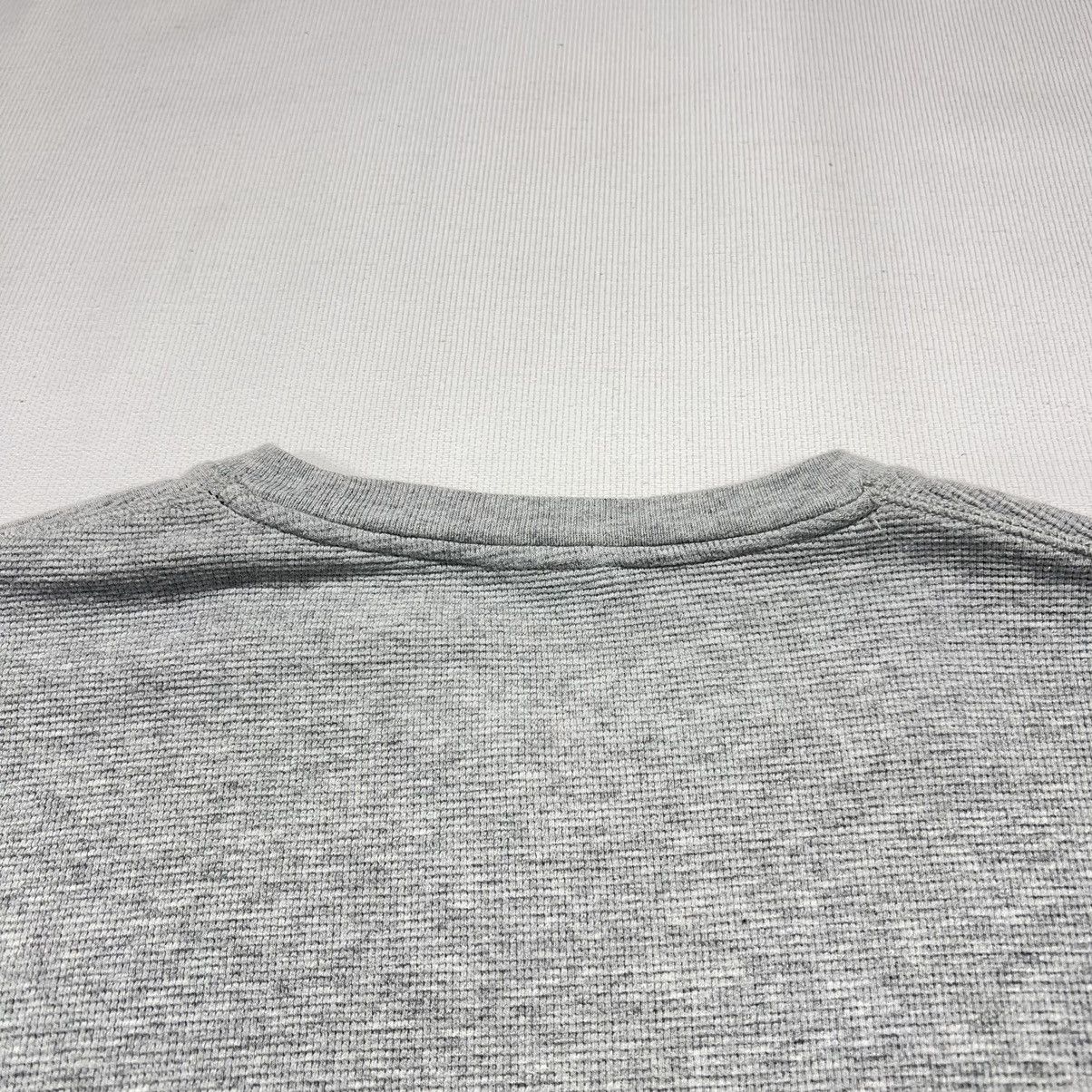 Polo Ralph Lauren Polo Ralph Lauren Thermal Shirt Grey Waffle Knit Logo Y2K Size US L / EU 52-54 / 3 - 11 Thumbnail