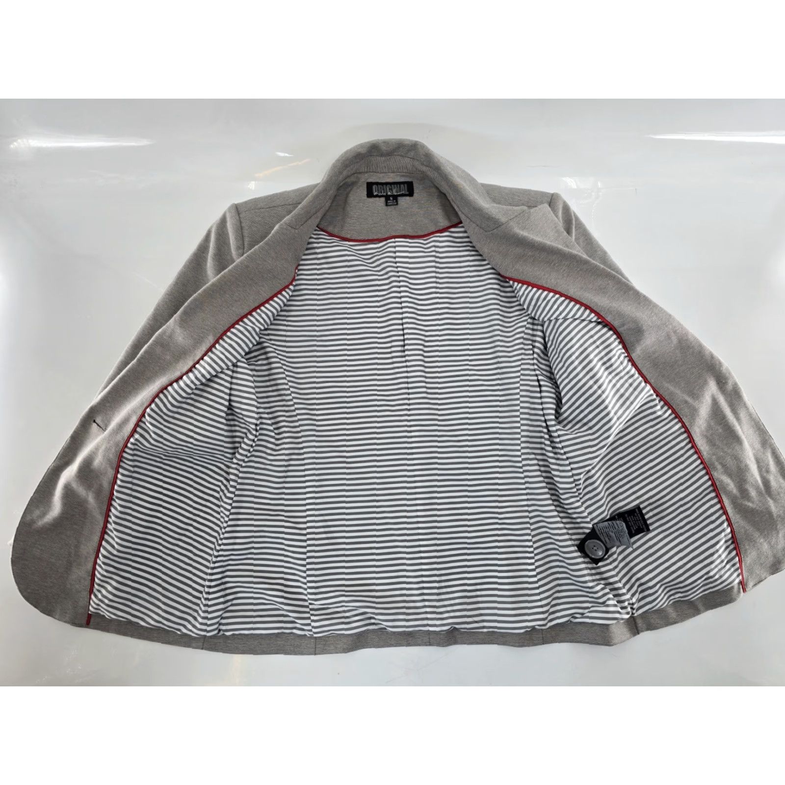 Nicole Miller Nicole Miller Blazer - Women’s Single Button - Gray - Size S - Office, Casual, Formal - Knits? Size S / US 4 / IT 40 - 7 Thumbnail