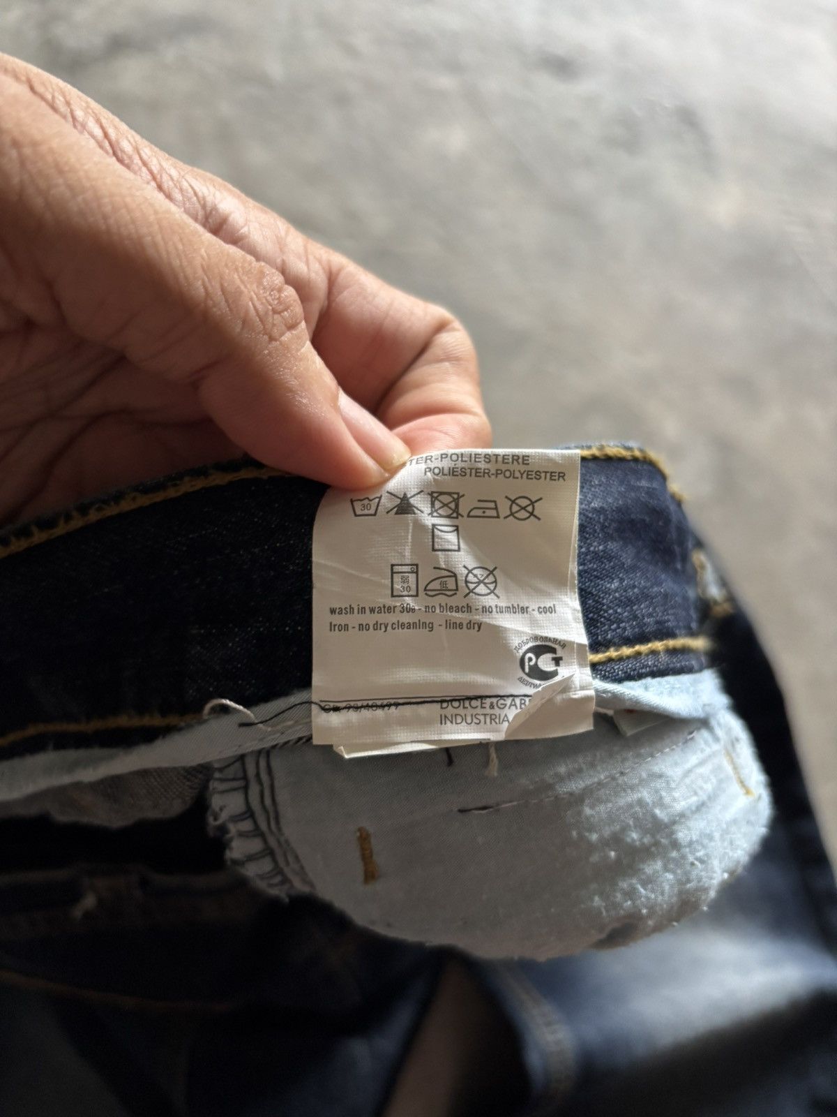 Dolce & Gabbana DOLCE GABBANA distressed archived jeans washed whiskered Size US 35 - 7 Thumbnail