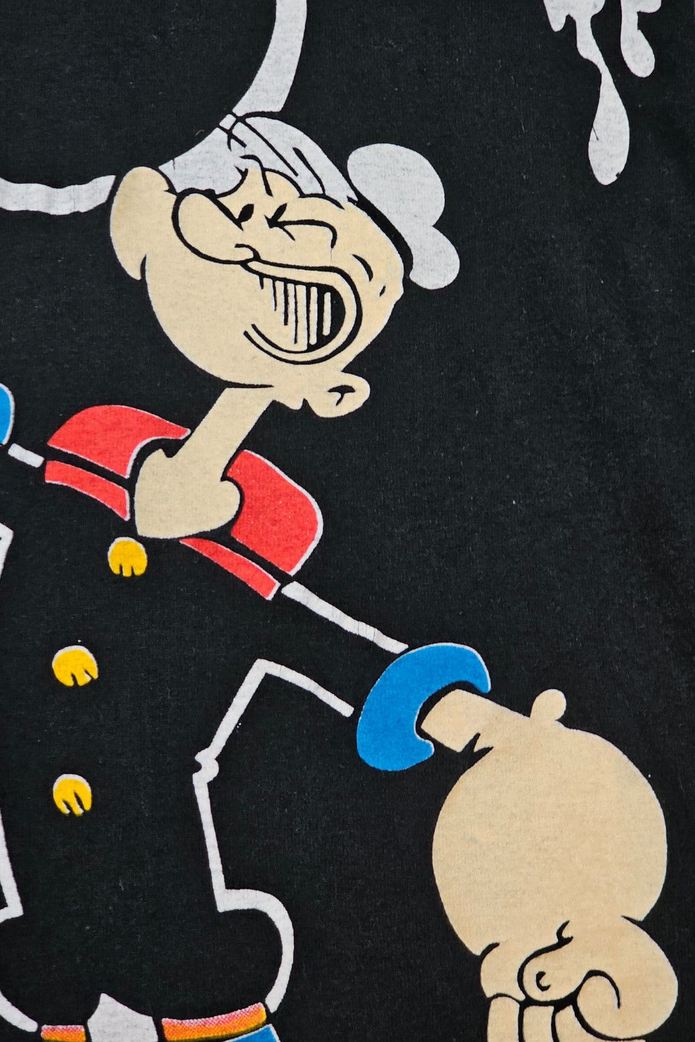 Vintage 1994 Popeye “Graffiti/Drip” Tee - Single Stitch Size US L / EU 52-54 / 3 - 7 Thumbnail