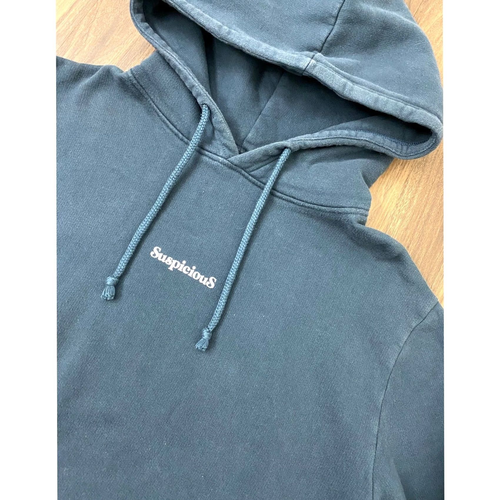 Suspicious Antwerp X Tomorrowland Hoodie Mens M Blue Pullover Graphic Sweatshirt Collab, Men's — image 4 of 5