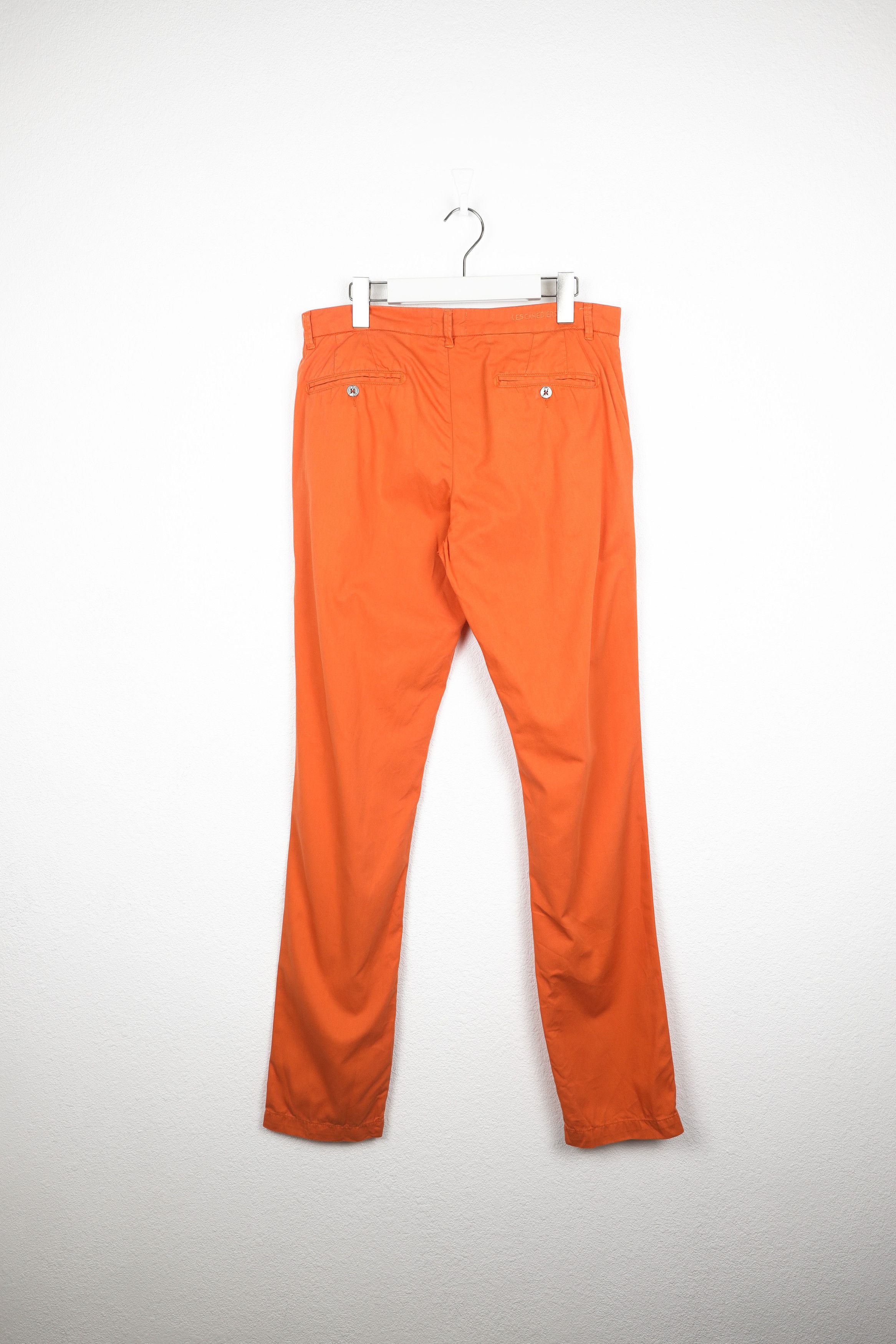 Designer × Life's a Beach × Vilebrequin Les Canebiers Orange Chino Tartane Pants Trousers Size US 31 - 7 Thumbnail