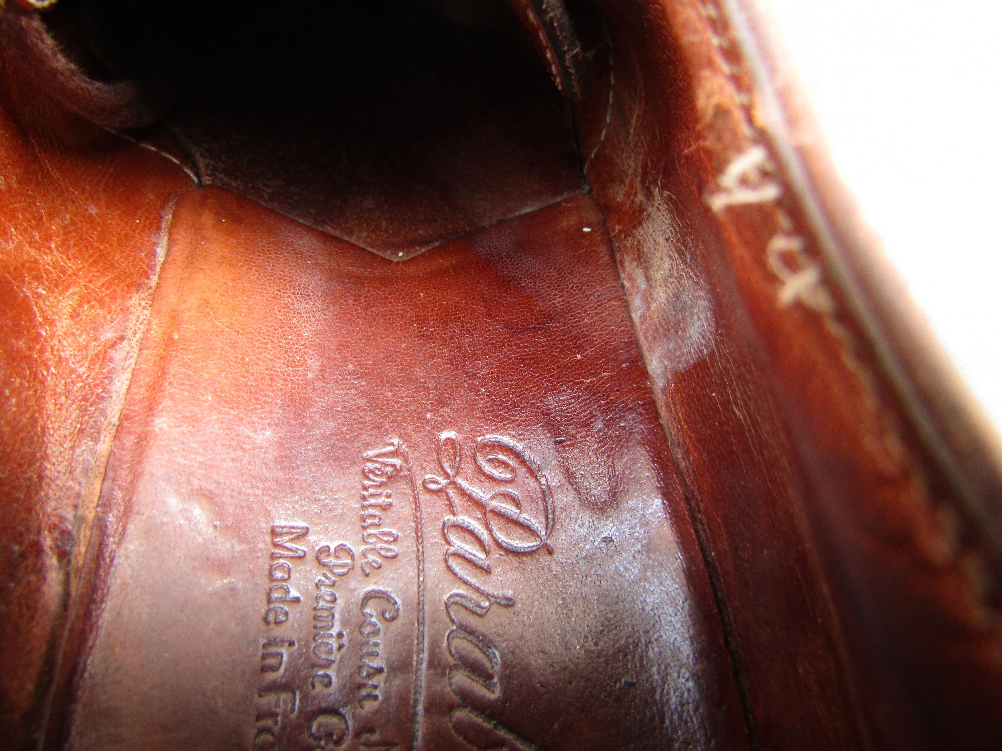 Paraboot Paraboot Vintage Avignon Griff Men's Leather Derby Size US 7 / EU 40 - 8 Thumbnail