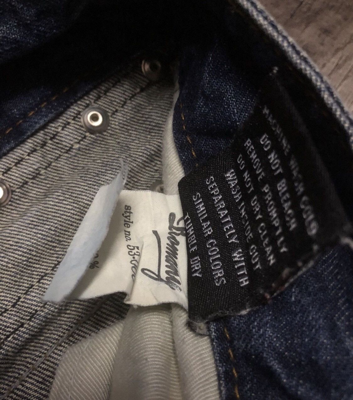 Japanese Brand Romany Denim Jeans like Hysteric Glamour design Size 28" / US 6 / IT 42 - 24 Thumbnail