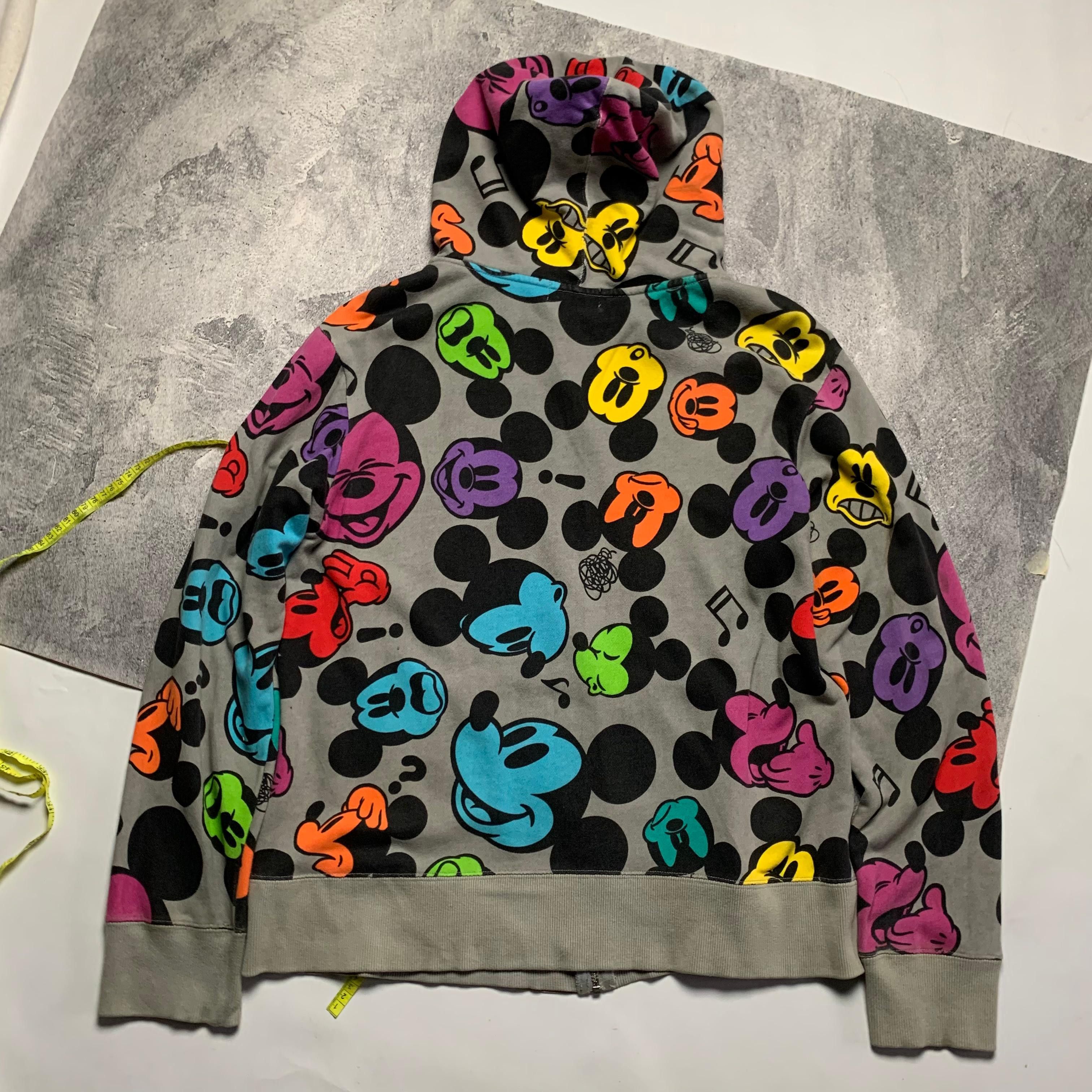 Disney Disney Mickey Full Print Zipper Hoodie Size US L / EU 52-54 / 3 - 2 Thumbnail
