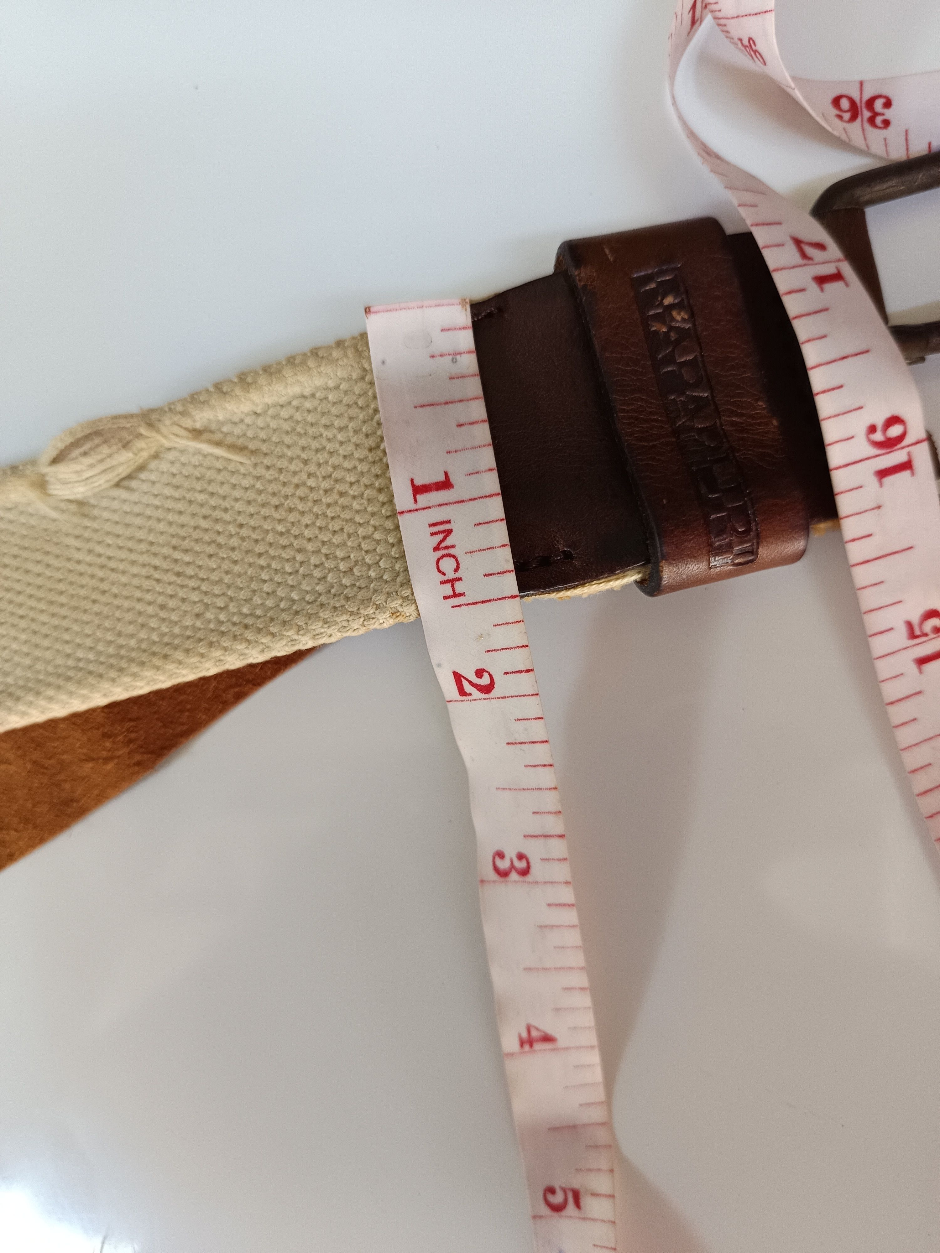 Napapijri Vintage napapijri distressed design belt Size ONE SIZE - 3 Thumbnail
