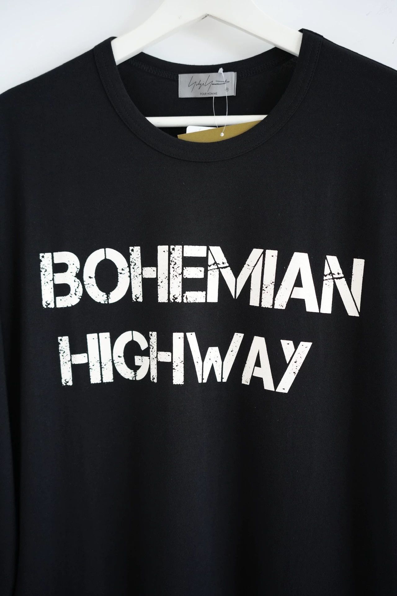 Yohji Yamamoto Yohji Yamamoto 24AW Boho Slogan Long Sleeve Tee Size US L / EU 52-54 / 3 - 4 Thumbnail