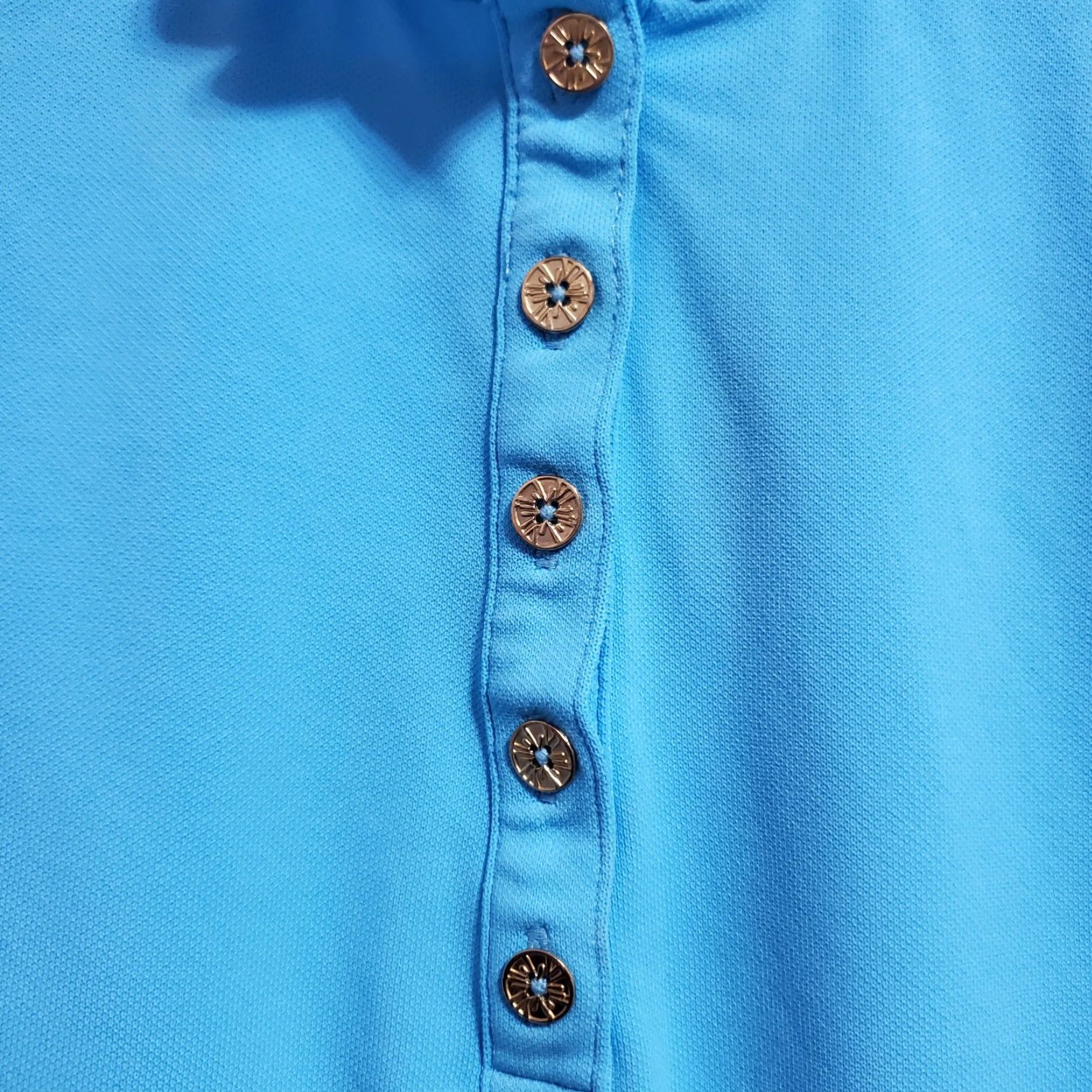 Lilly Pulitzer **Lilly Pulitzer Women's Blue Long Sleeve Ruffle Collar Polo Shirt** User: **Lilly Pulitzer Women's Blue Long Sleeve Ruffle Collar Polo Shirt** Size S / US 4 / IT 40 - 6 Thumbnail