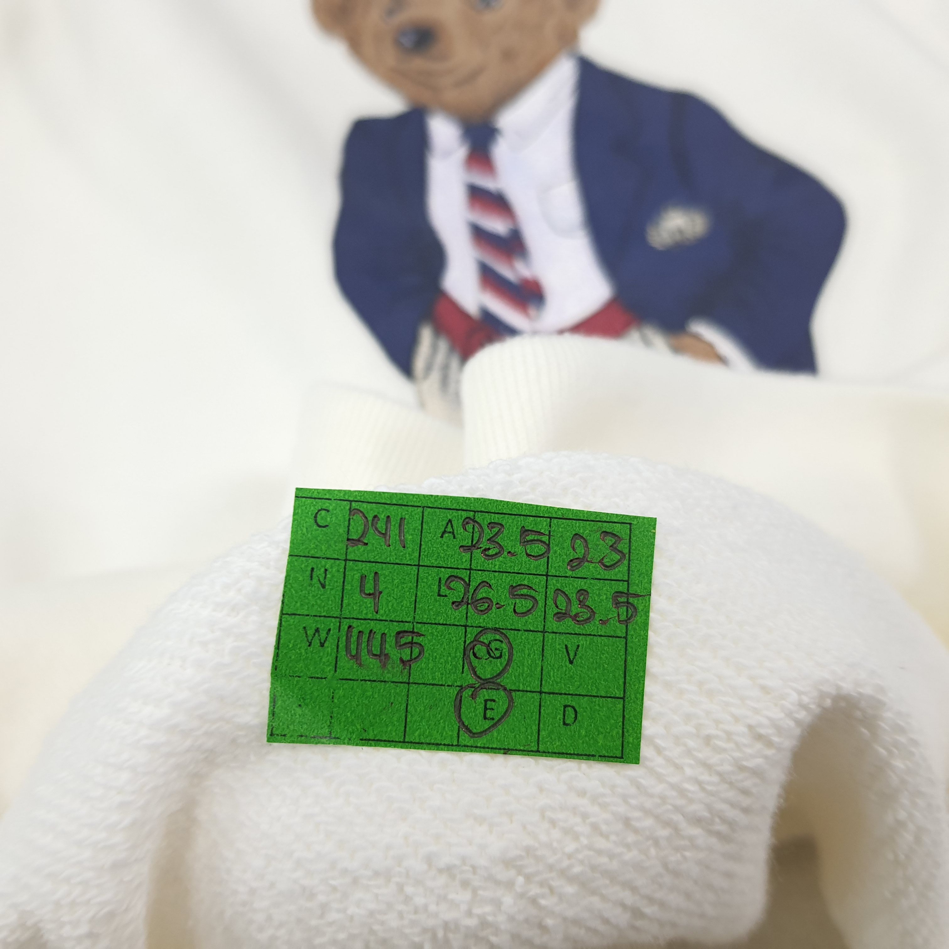 Polo Ralph Lauren Vintage Polo Bear by Ralph Lauren Sweatshirt C241N4 Size US L / EU 52-54 / 3 - 8 Thumbnail