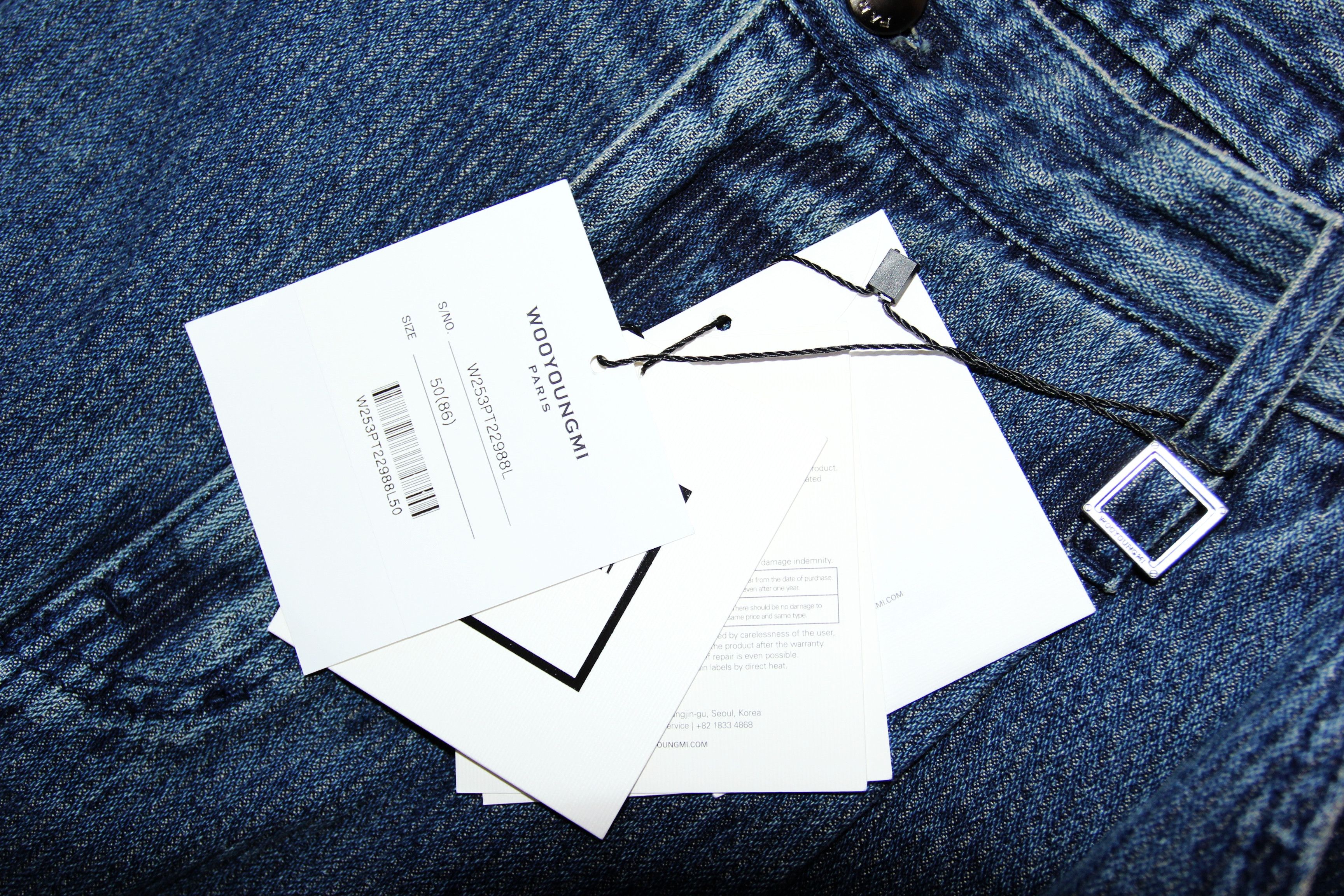 Wooyoungmi BNWT AW25 WOOYOUNGMI CORDUROY DENIM JEANS 50 Size US 34 / EU 50 - 8 Thumbnail