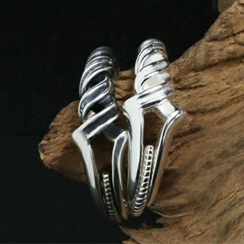 Jewelry Longinus Jewelry Rings Open Size Chrome Ring (Size 7-13) Size ONE SIZE - 1 Thumbnail