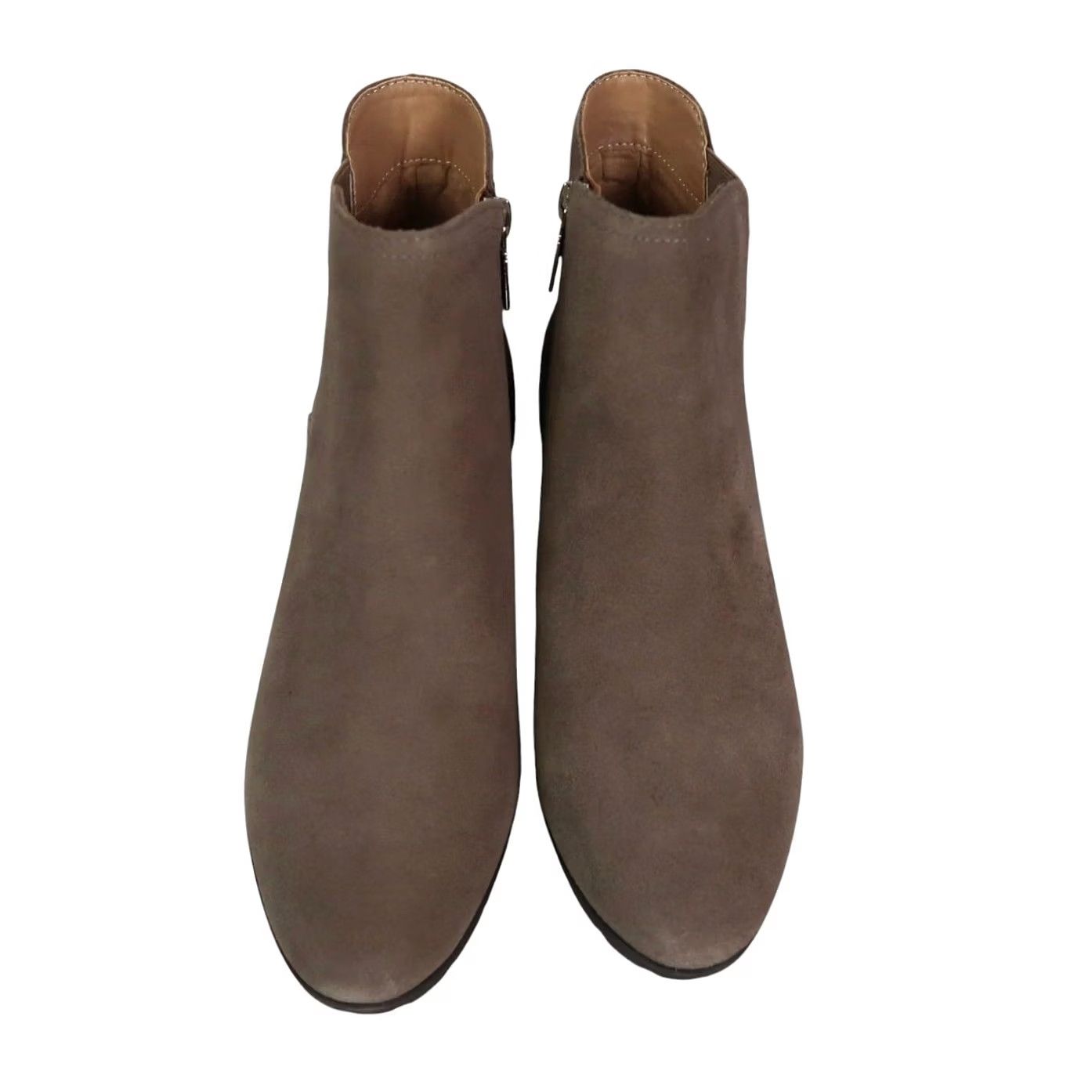 Blondo VINTAGE Blondo Victory Taupe Grey Suede Leather Waterproof Ankle Boots 9 Size US 9 / IT 39 - 2 Thumbnail