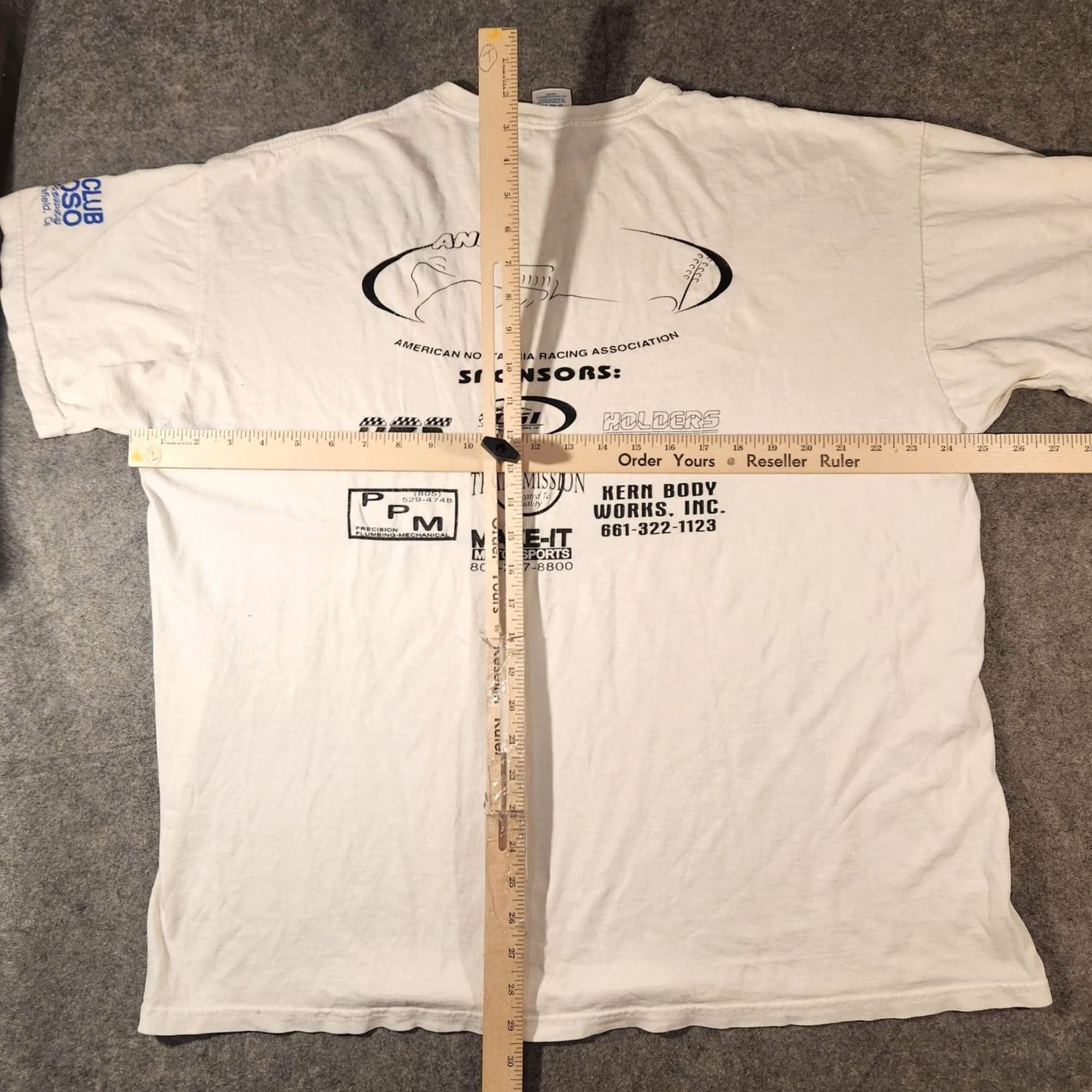 Jerzees ANRA Spring Nationals Shirt Mens 2XL White Drag Racing Graphic Bakersfield 2008 Size US XXL / EU 58 / 5 - 5 Thumbnail