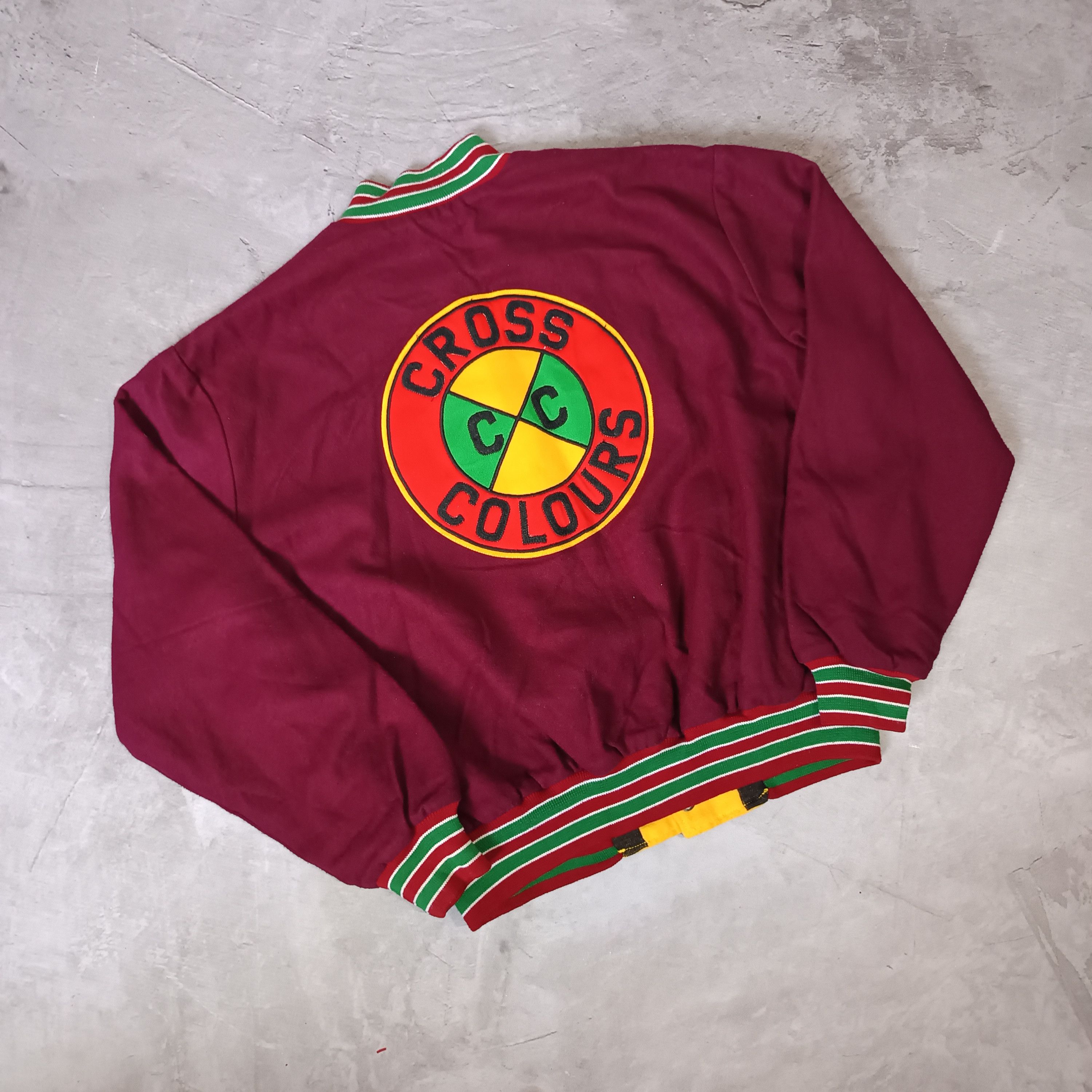 Cross Colours Cross Colours Multitone Bomber Fleece Jacket Size US M / EU 48-50 / 2 - 2 Thumbnail