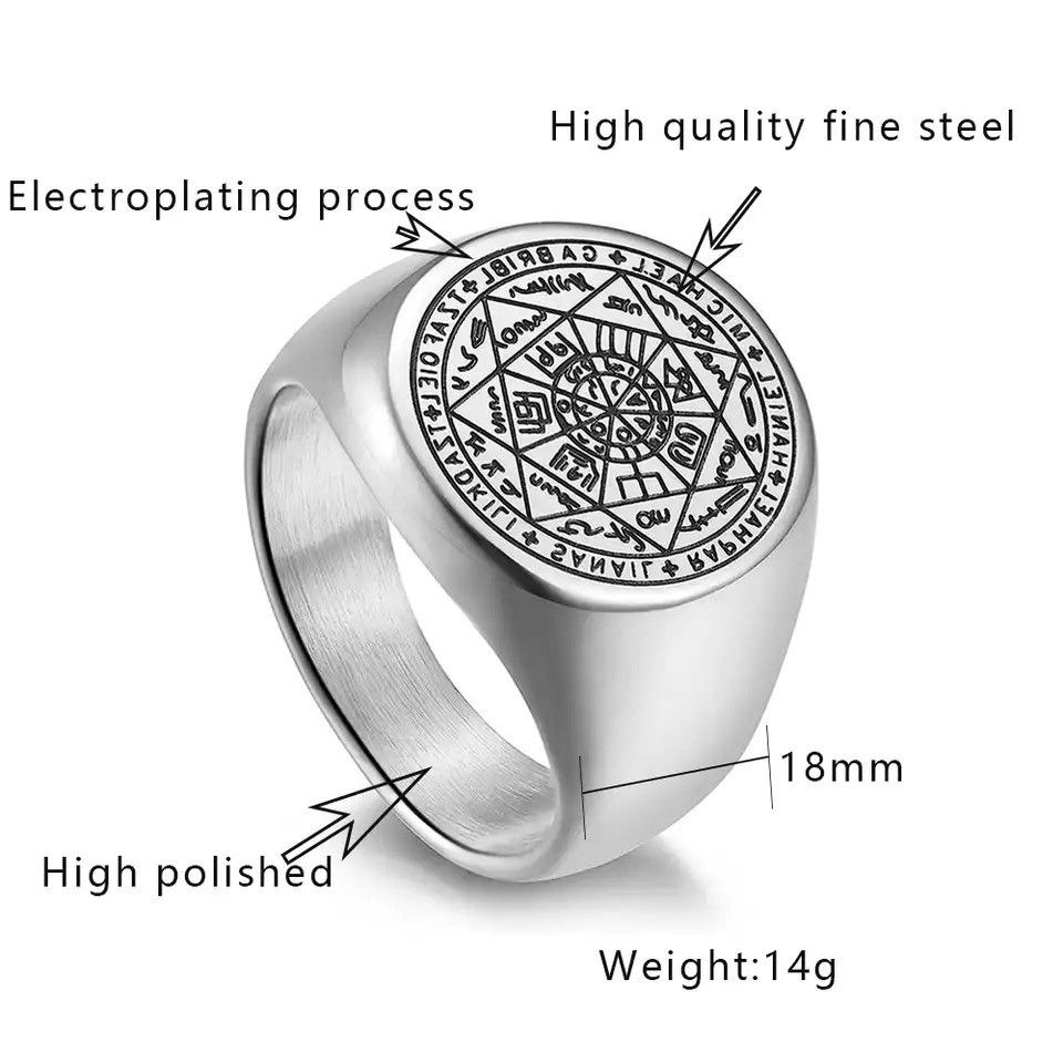 Jewelry × Vintage The Seven Archangels Rings Size ONE SIZE - 6 Thumbnail