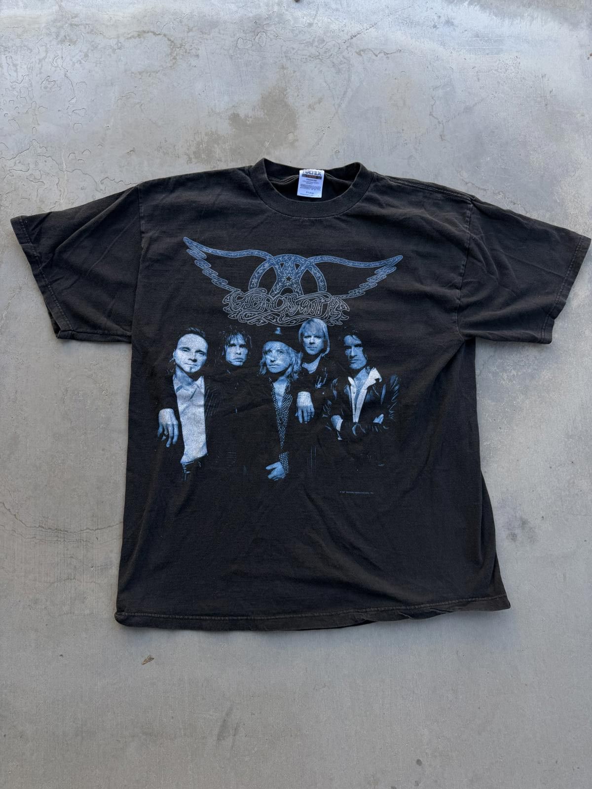 Tultex Vintage 1997 Aerosmith Nine Lives Tour Tee XL Band Shirt Size US XL / EU 56 / 4 - 1 Thumbnail