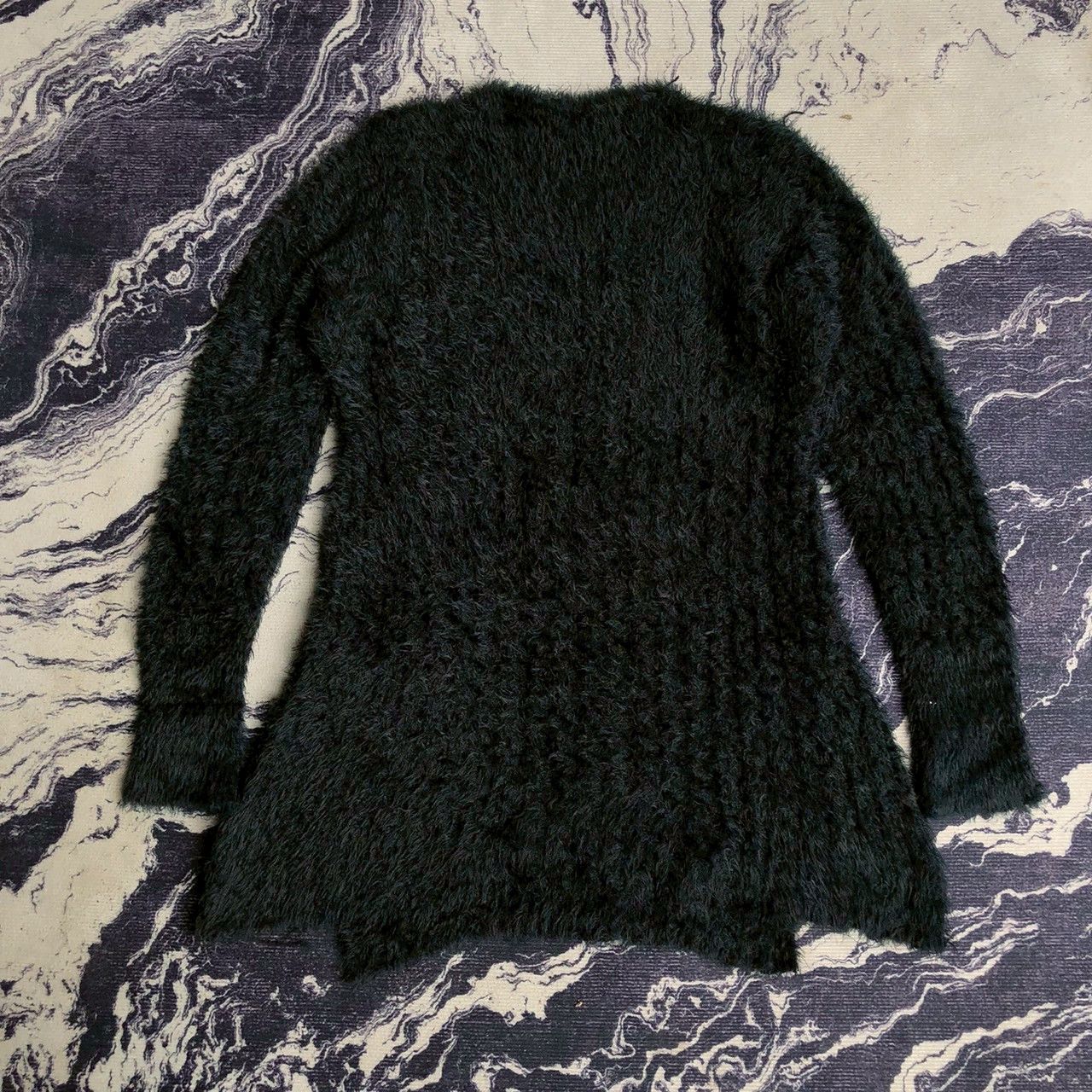 Y's Y’s for Living Fuzzy Knit Cardigan Size S / US 4 / IT 40 - 2 Thumbnail
