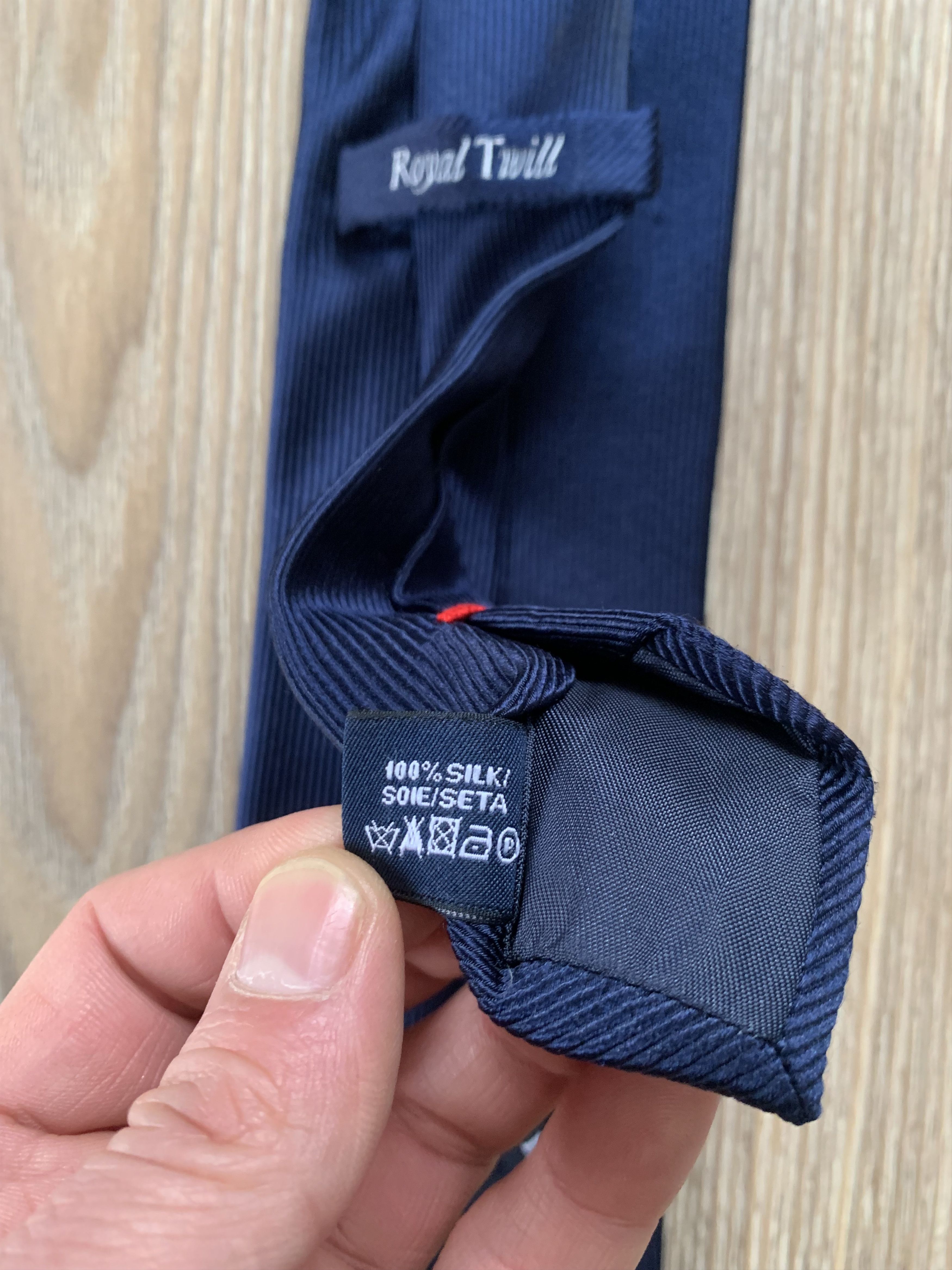 Other Hacket London Royal Twill Classic Hand Made Silk Tie Size ONE SIZE - 8 Thumbnail