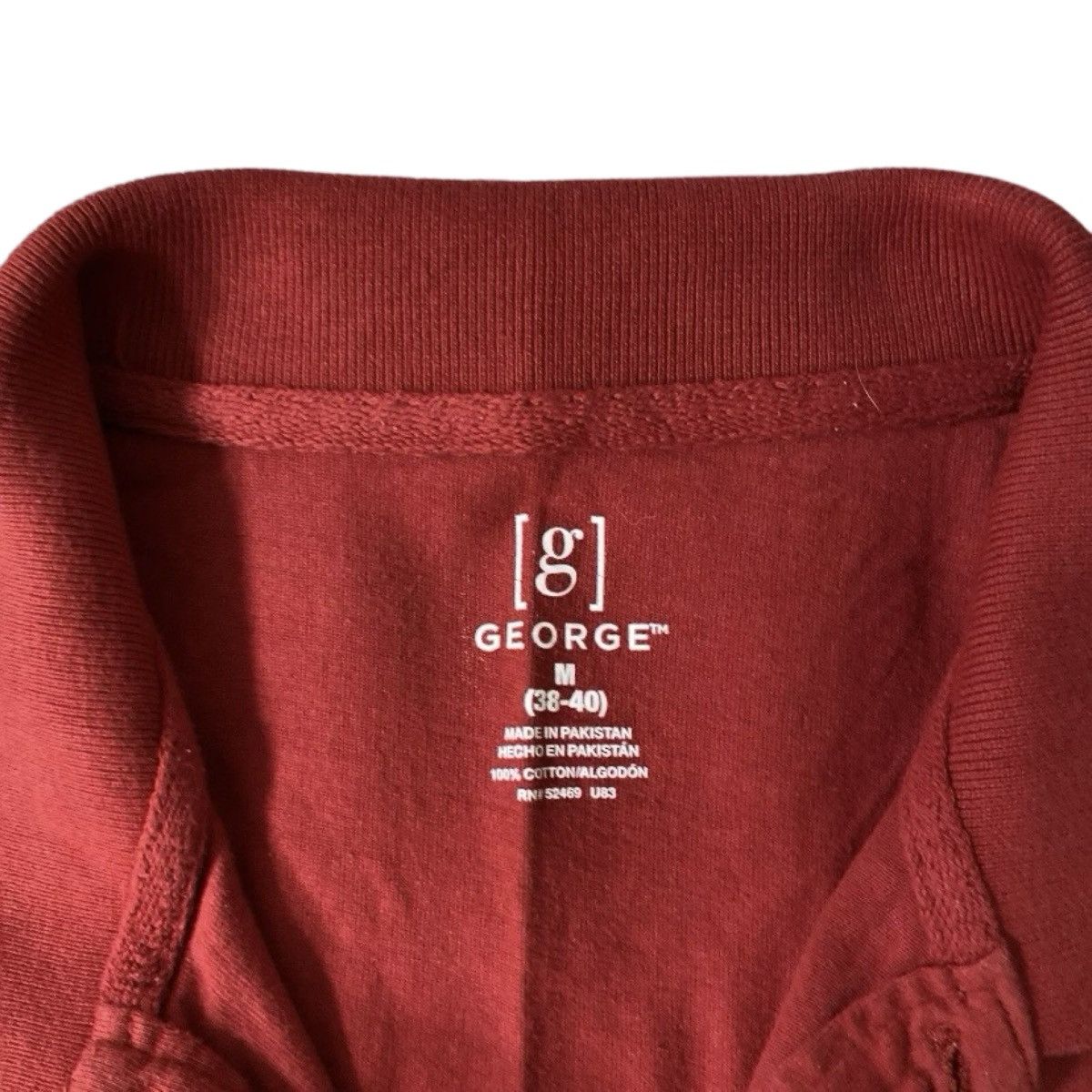 George George Red Polo Shirt Size Medium Size US M / EU 48-50 / 2 - 5 Thumbnail