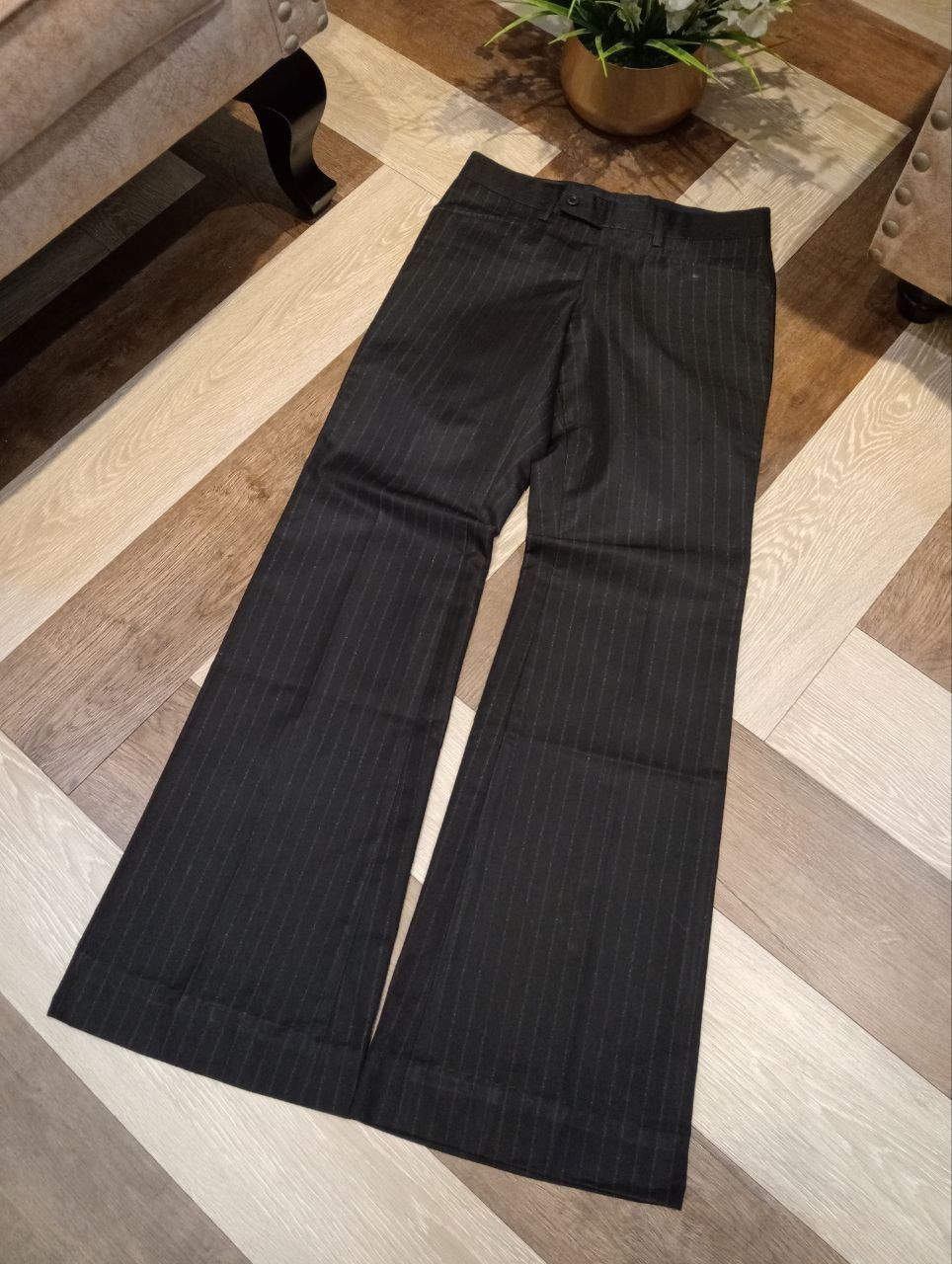 Tornado Mart TORNADO MART JAPAN FLARED BLACK STRIPES PANTS Size US 29 - 2 Thumbnail