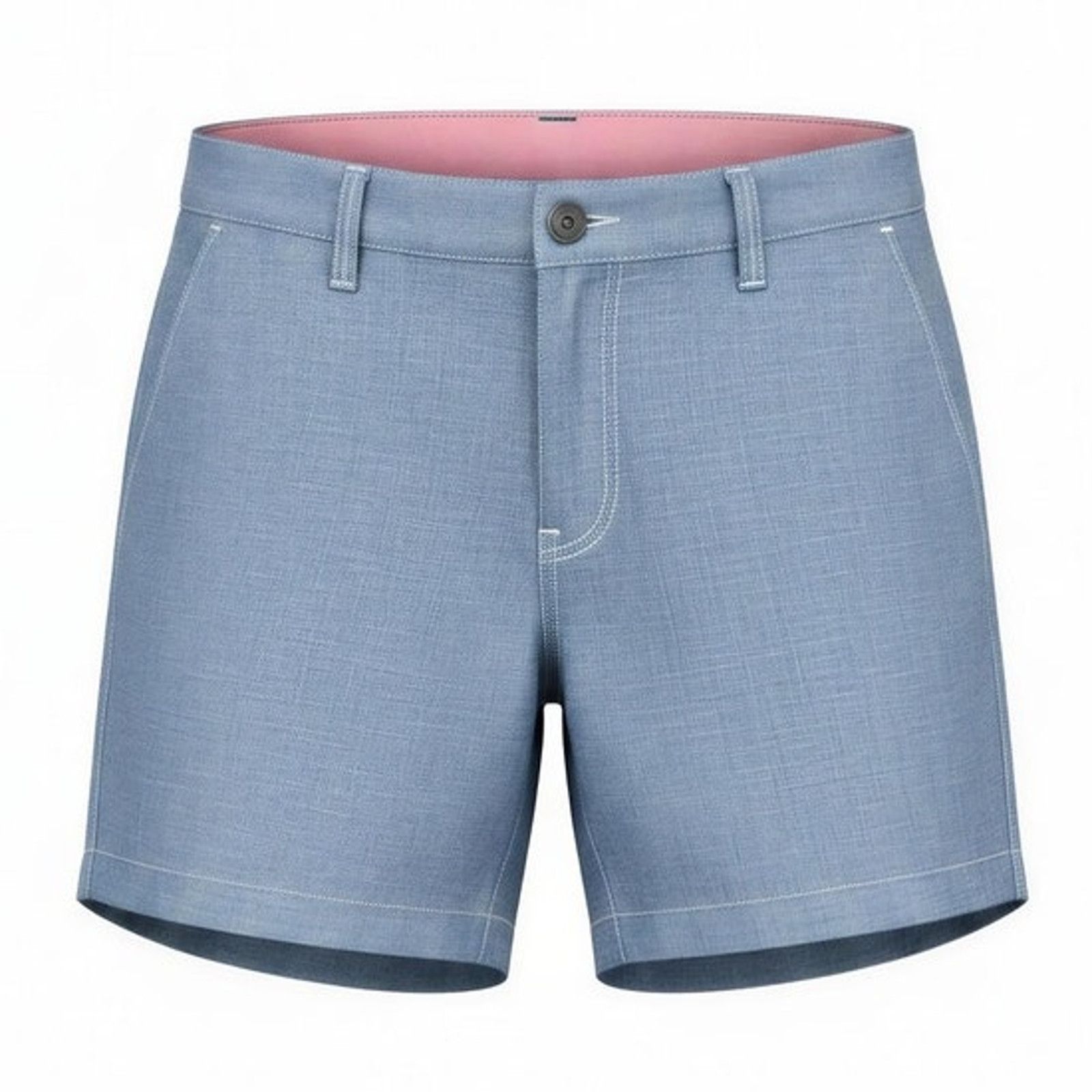 Merona Merona Chino Shorts Womens Size 8 Blue Chambray Mid Rise Size 30" / US 8 / IT 44 - 1 Thumbnail
