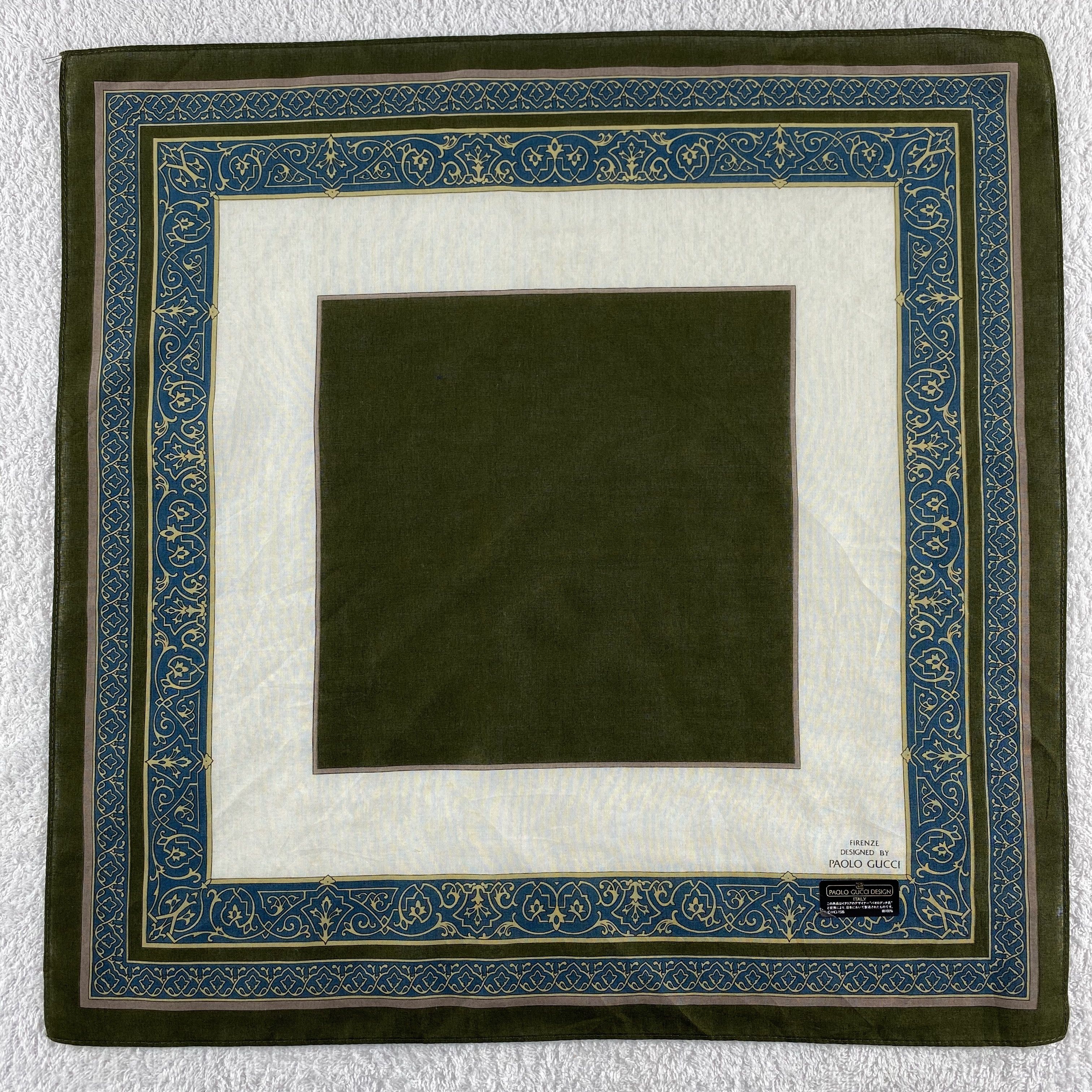 Paolo Gucci × Vintage Paolo Gucci Neckerchief / Bandana / Handkerchief Size ONE SIZE - 3 Thumbnail