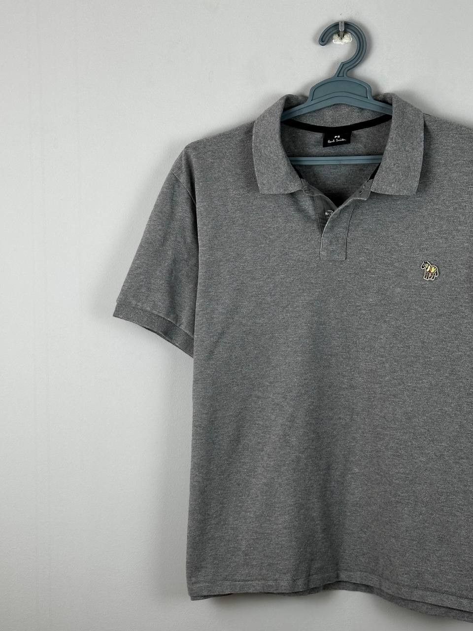 Paul Smith Paul Smith Grey Zebra Logo Iconic Polo T Shirt Size US XXL / EU 58 / 5 - 2 Thumbnail