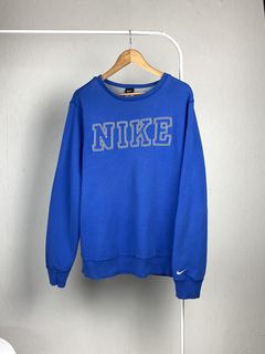 navy nike sweatshirt vintage