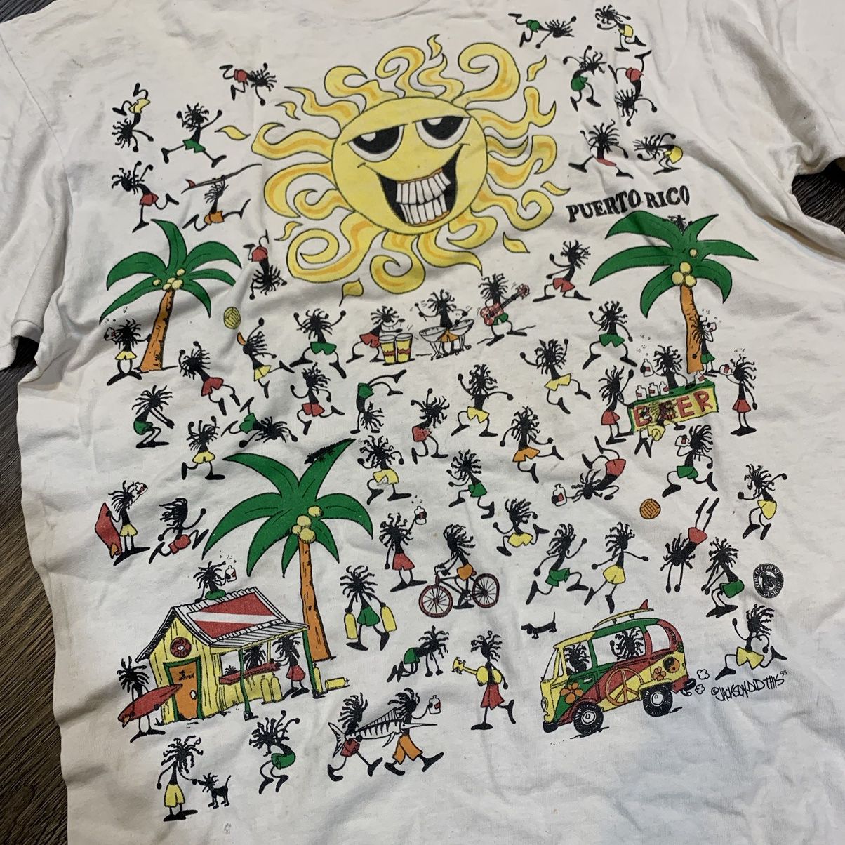 Vintage Vintage Jamaica Sun Summer Party Time Tee Size US L / EU 52-54 / 3 - 2 Thumbnail
