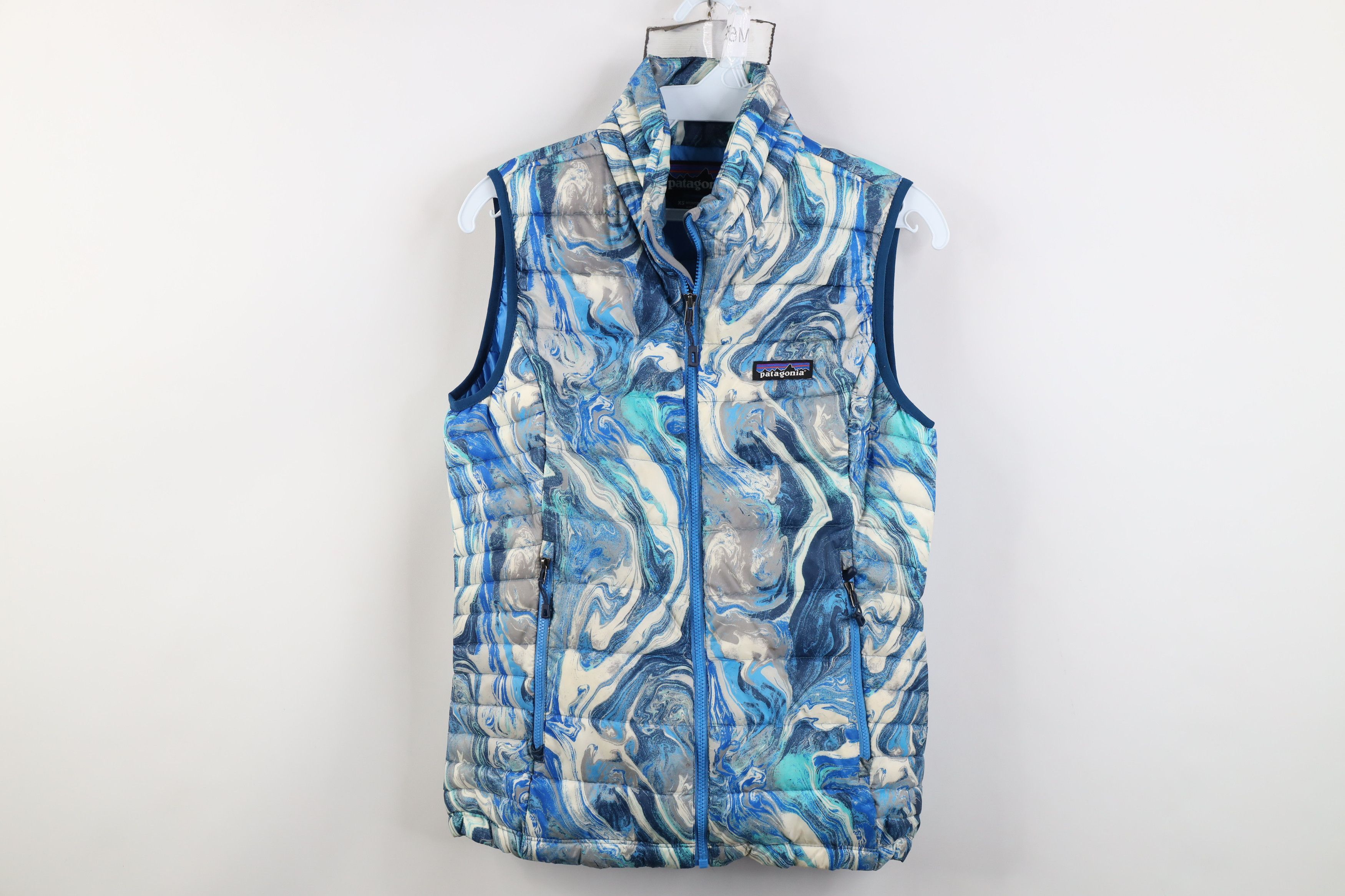 Patagonia Patagonia Marbled Duck Down Insulated Puffer Vest Jacket Size XS / US 0-2 / IT 36-38 - 1 Thumbnail