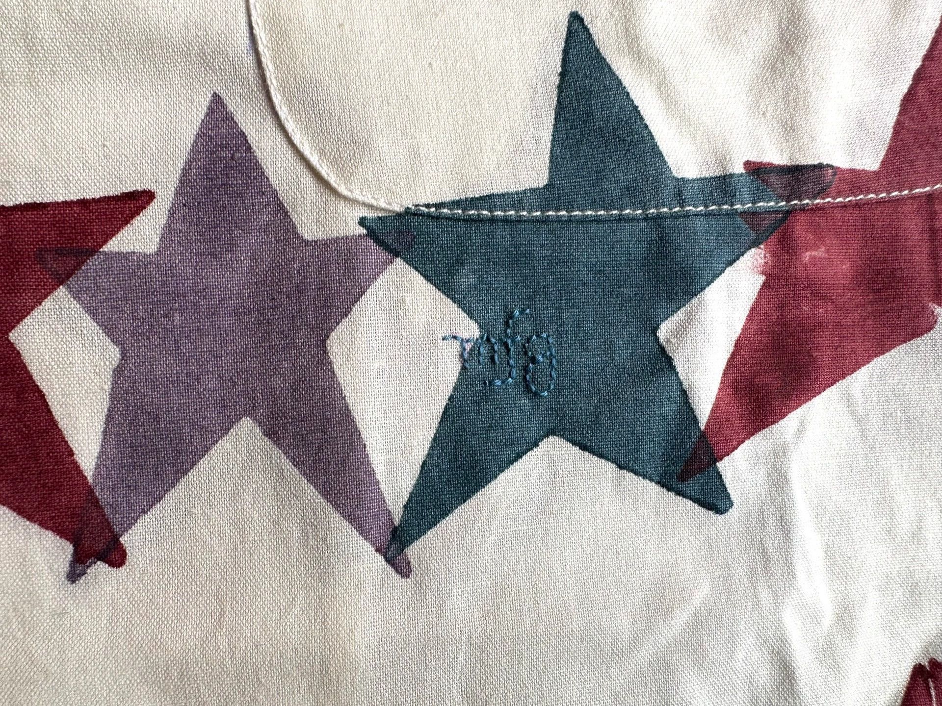 Story Mfg. Story mfg. Star Block Print Hand Dye Short-Sleeve Shirt Size US L / EU 52-54 / 3 - 5 Thumbnail